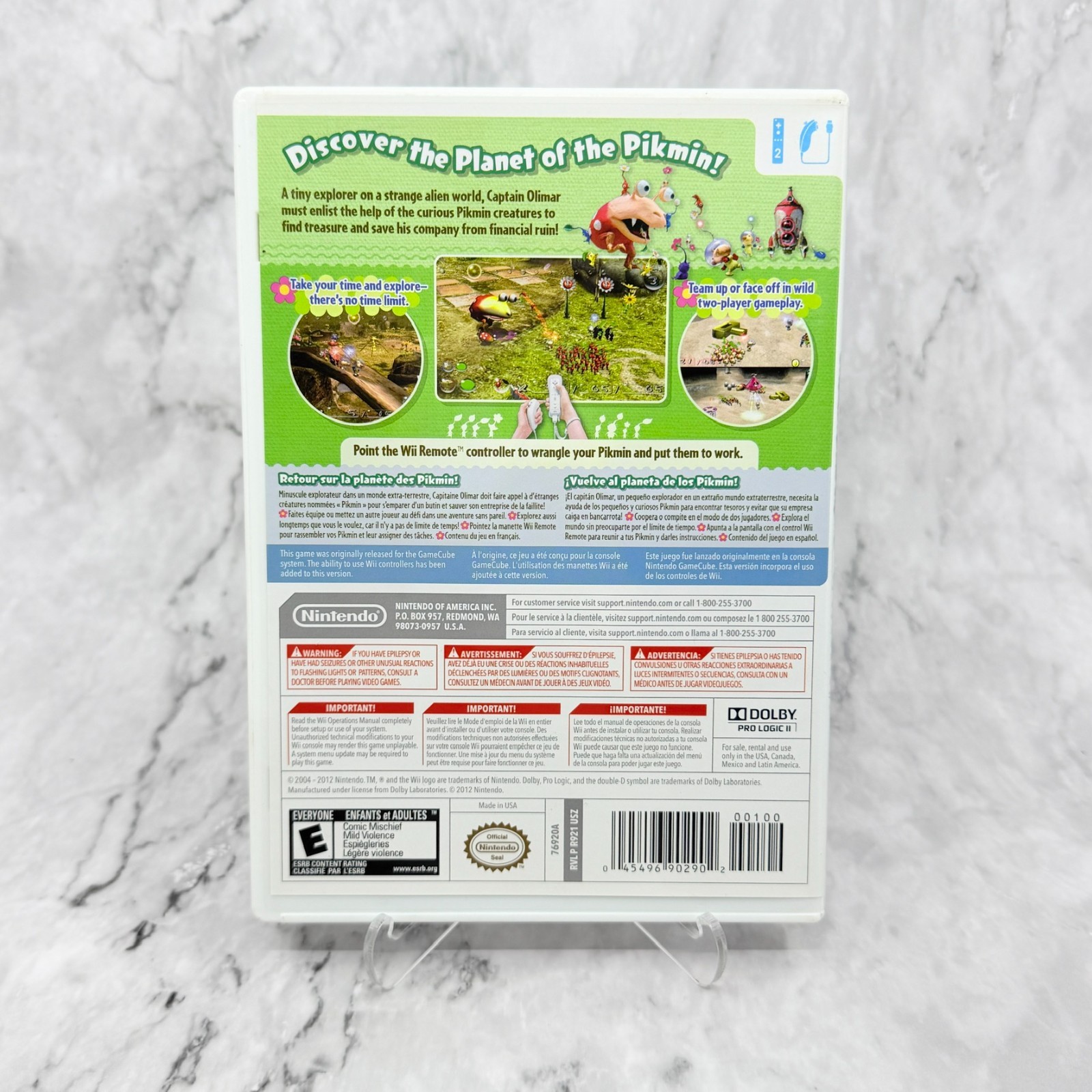 Pikmin 2 (Nintendo Wii, 2012) CIB Complete Tested