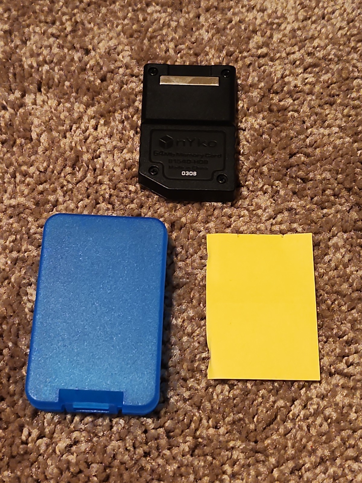 Nyko 64MB Gamecube Memory Card 81540-H08 Tested and Working