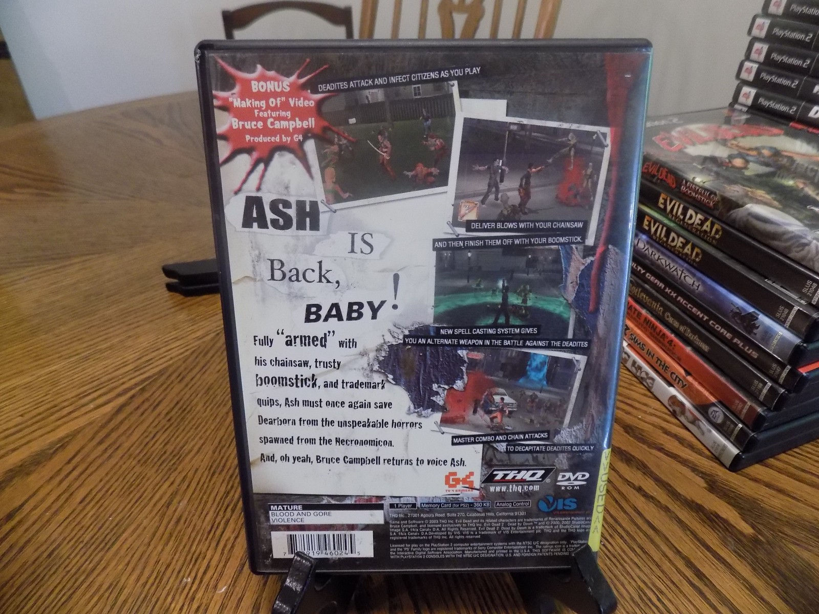 Evil Dead: A Fistful of Boomstick CIB good shape PS2 (Sony PlayStation 2, 2003)