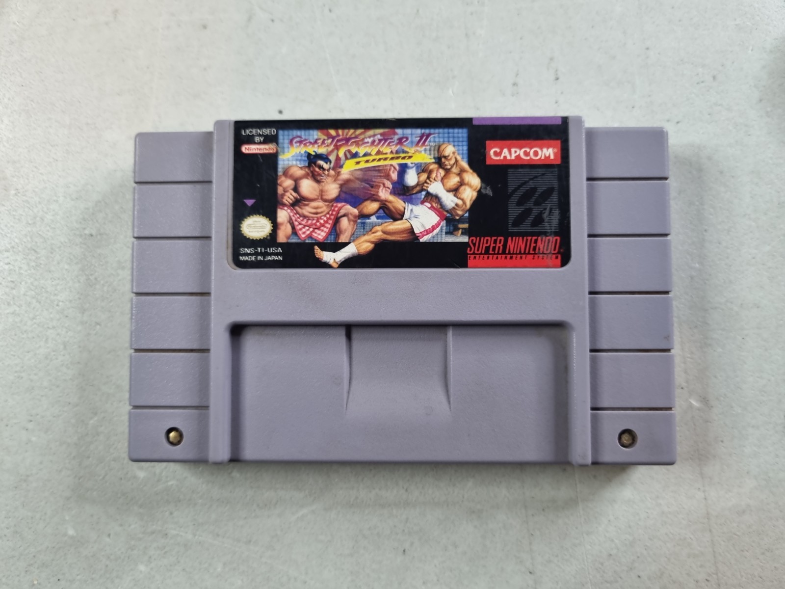 Street Fighter II Turbo (Super Nintendo SNES) Cartridge Only Authentic TESTED
