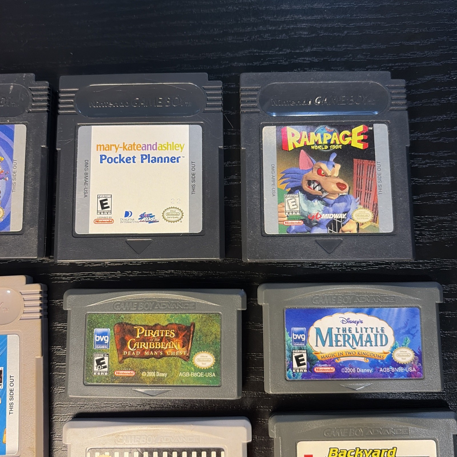 Game boy Advance GBA Lot of 10 Games ~ Tested Working ~ Yoshi Pac-Man Rampage