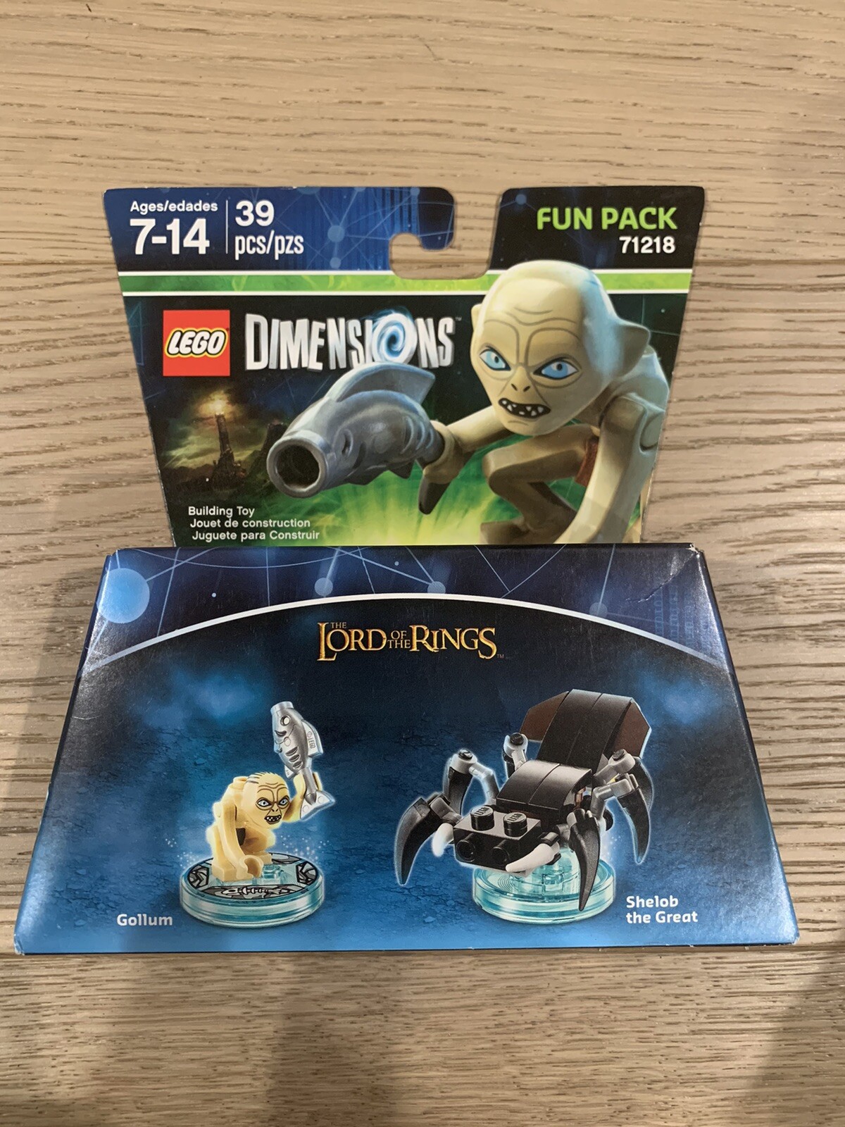 LEGO DIMENSIONS Movie Fun Pack Gollum Lord of Rings Shelob 71218 (39pcs) Golem