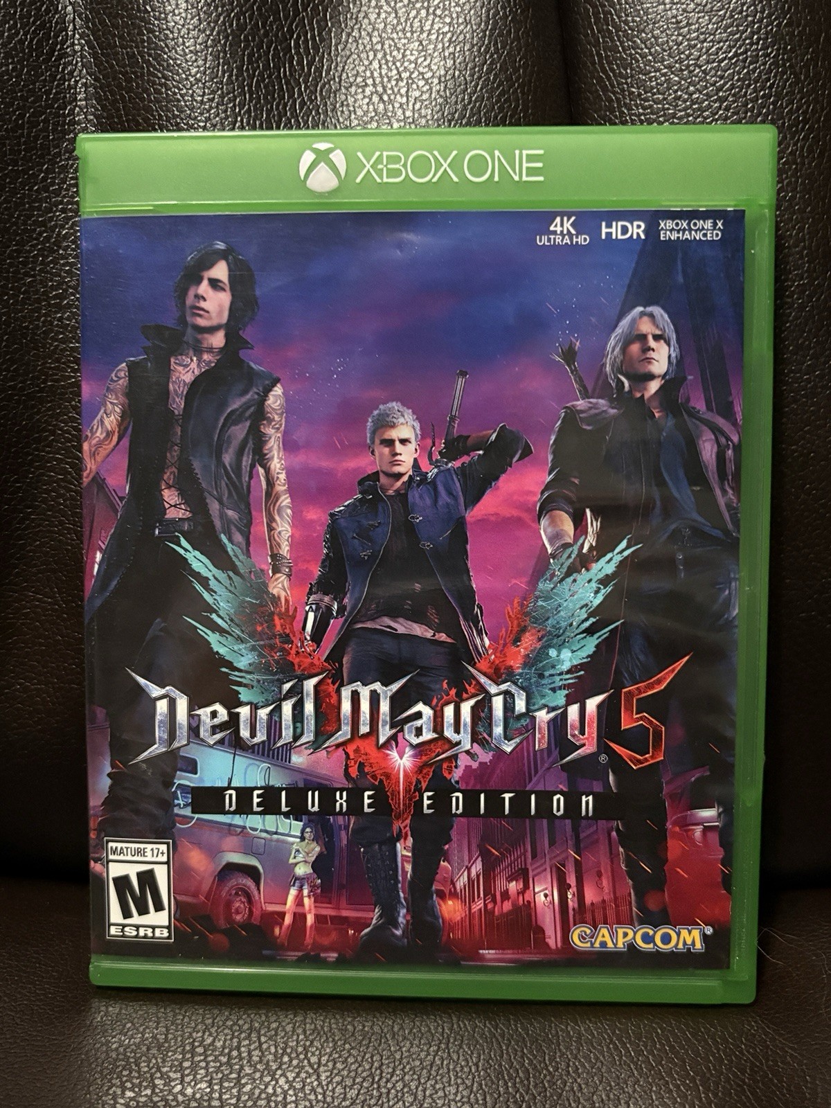 Capcom Devil May Cry 5 Deluxe Edition Xbox One X Enhanced M Mint Disc CIB