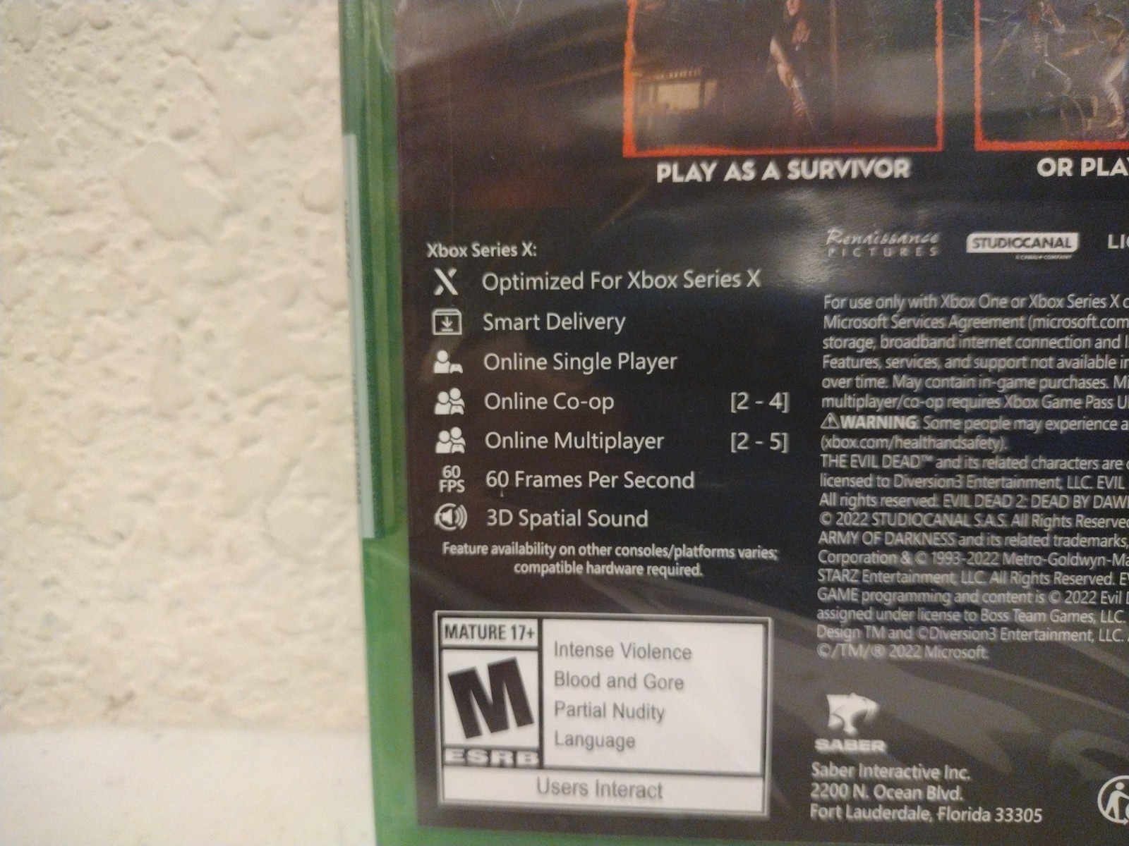Evil Dead: The Game for Xbox Series X, Xbox One Factory Sealed. A