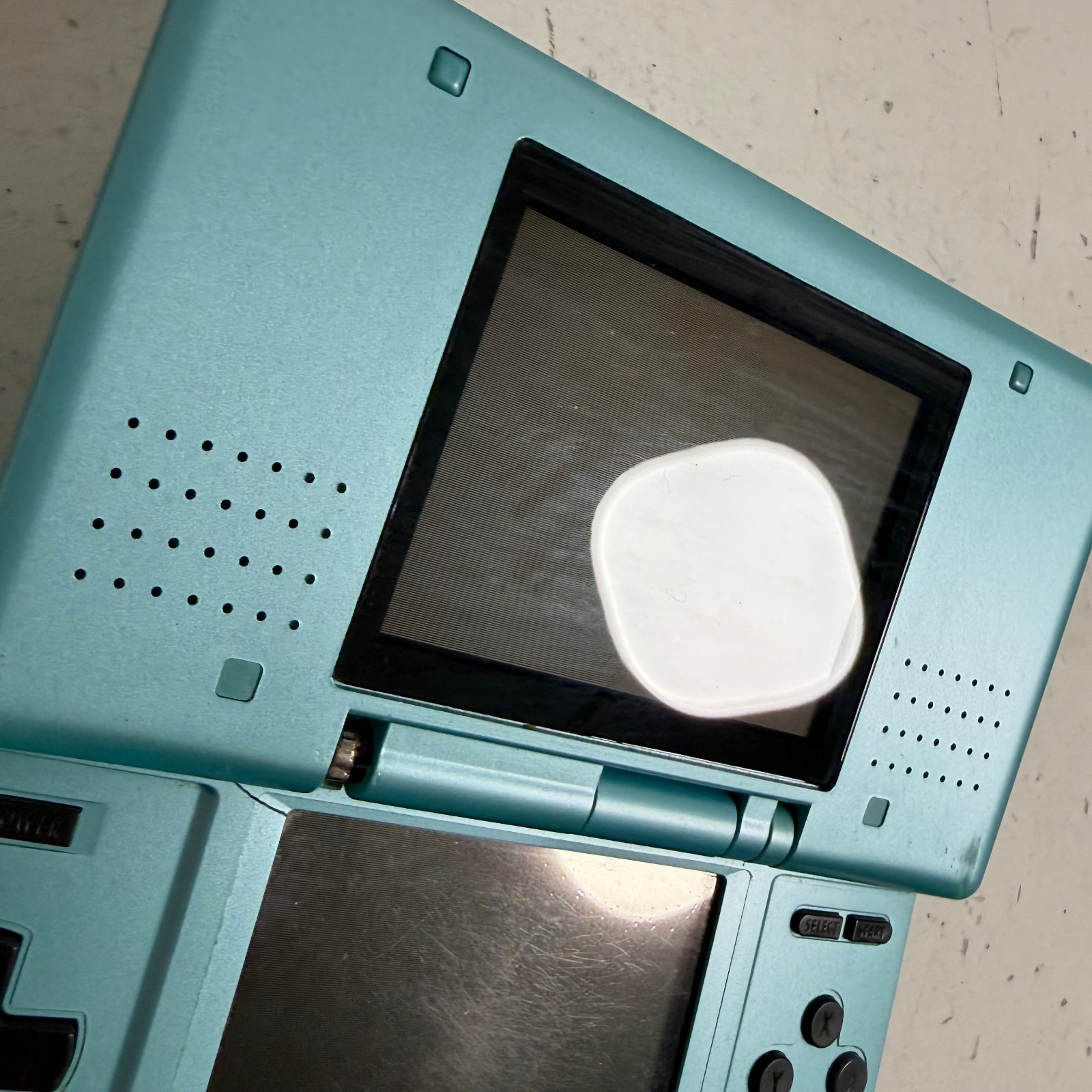 Nintendo DS NTR-001 Blue Dual Screen Handheld Video Gaming Console – For Parts