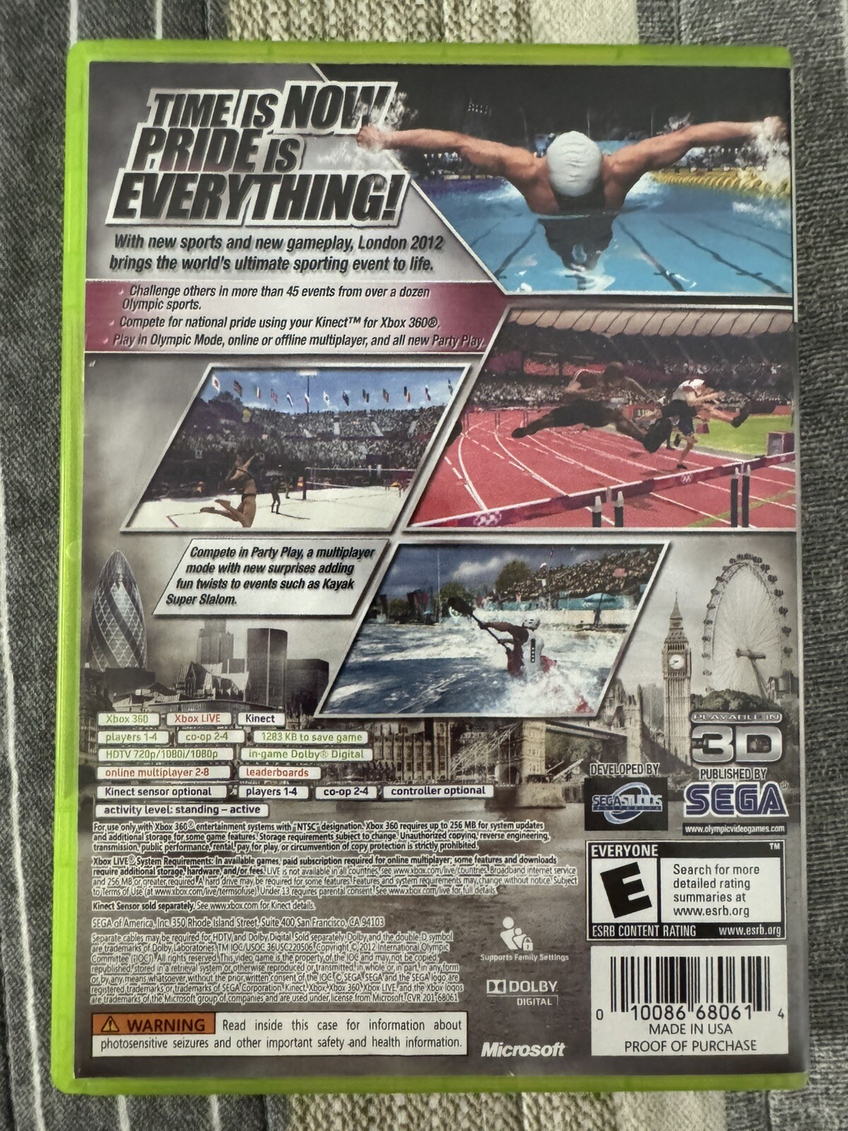 London 2012 Olympics (Xbox 360) Complete CIB w/ Manual & Tested – Free Shipping