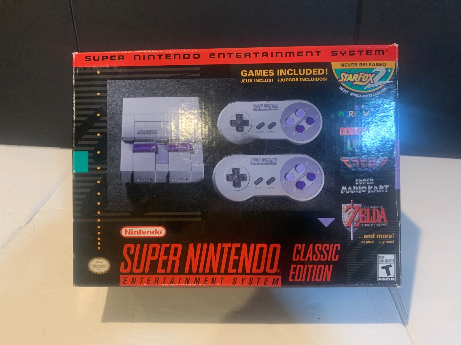 Nintendo SNES Classic Edition Mini Super Entertainment System – Missing plug in