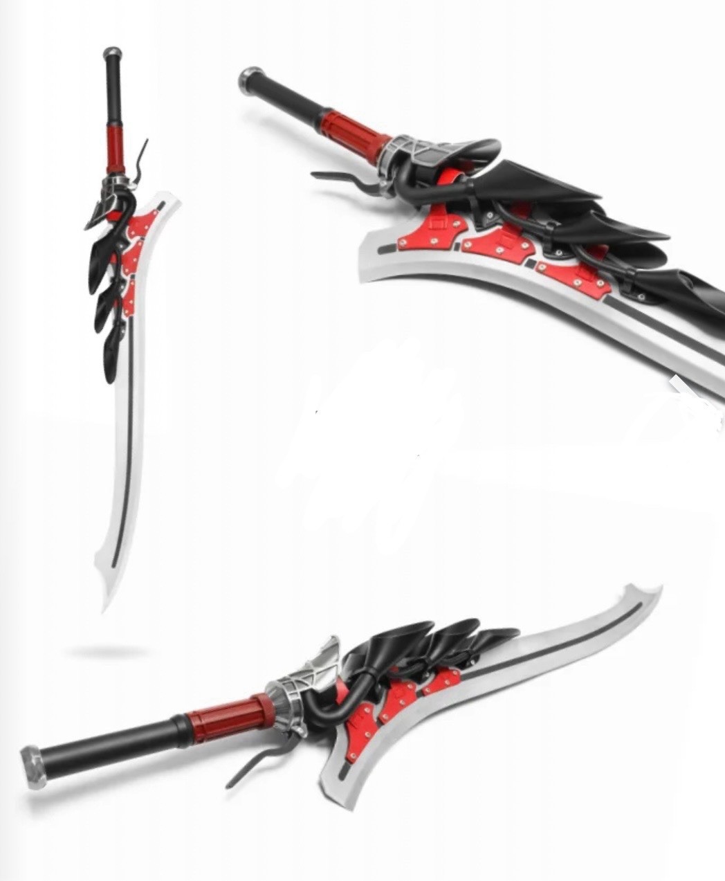 Devil May Cry Red Queen Sword Cosplay Full Metal 54” With Wood Stand New