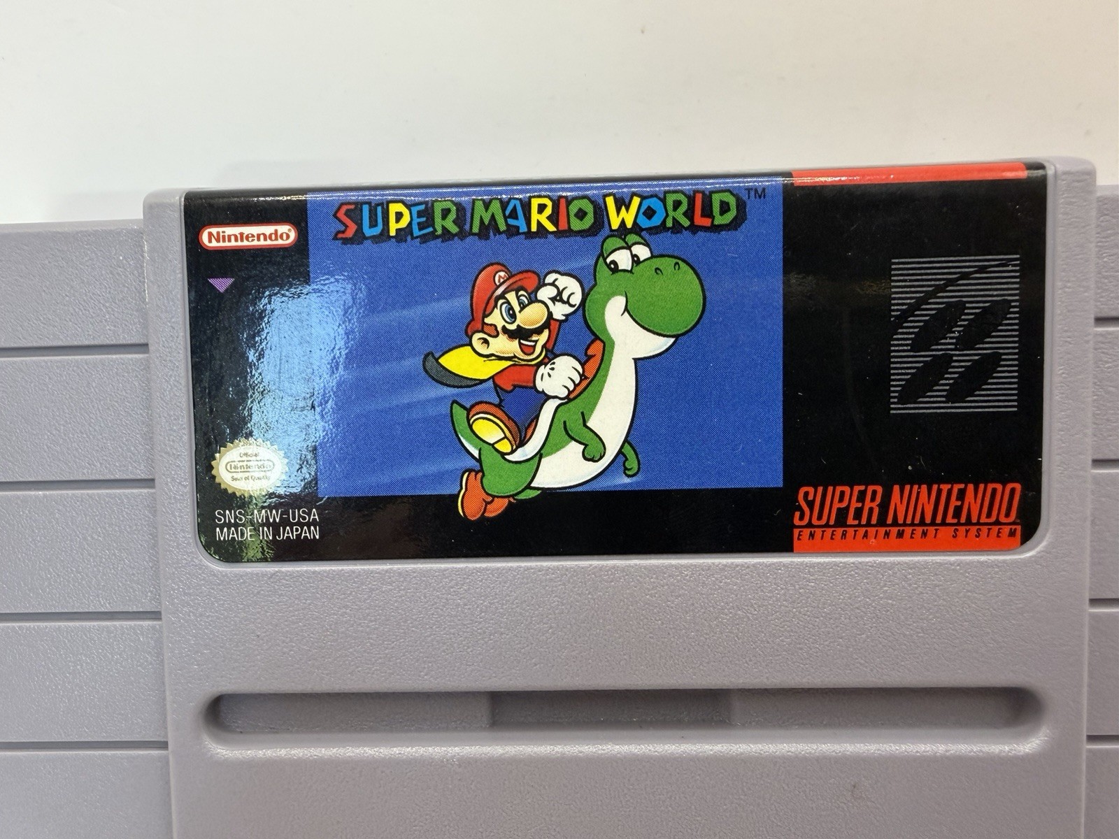 Nintendo Super Mario World – Nintendo SNES Game Cartridge NTSC-U/C US/CA