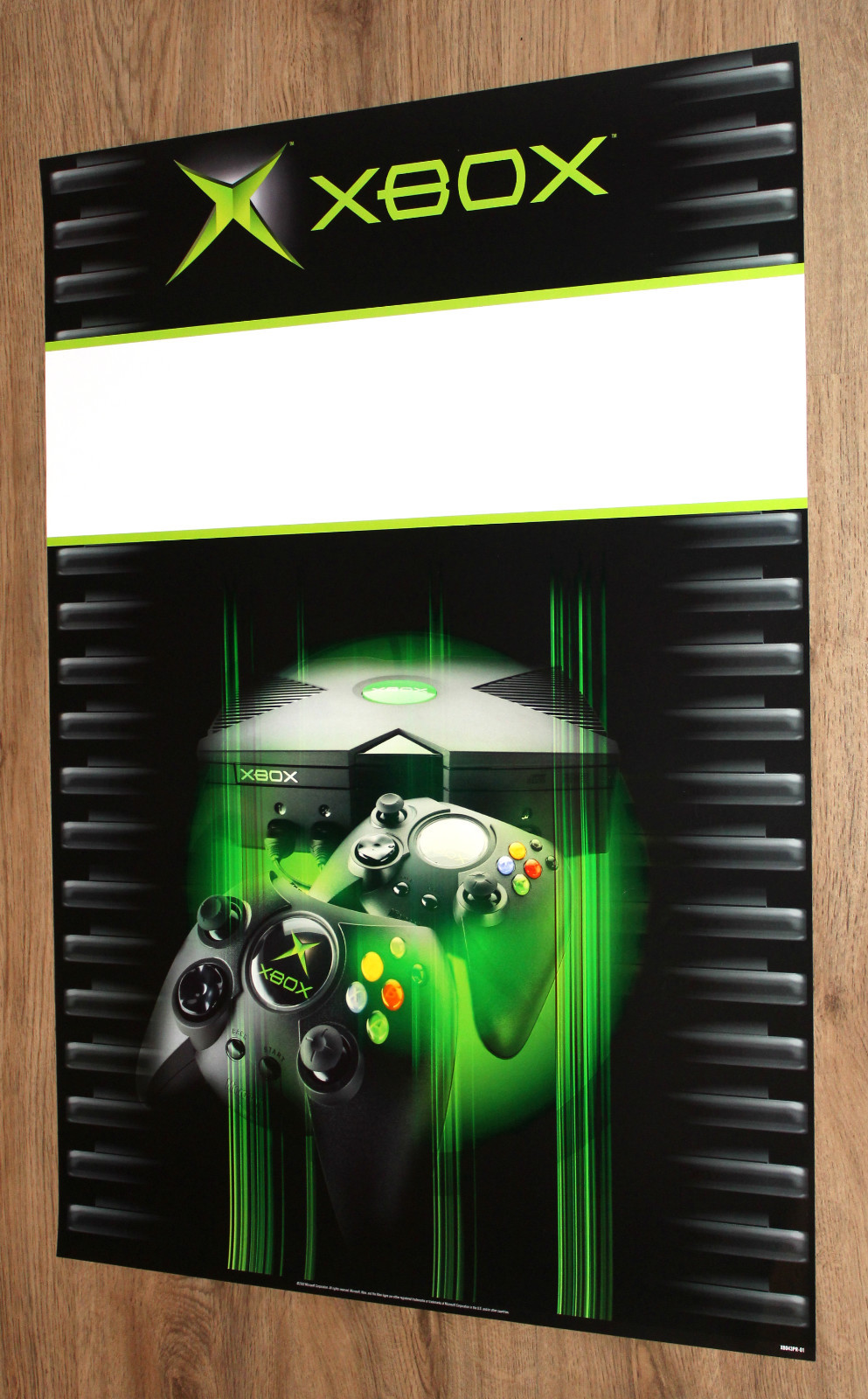 Microsoft Old Xbox (console) Extremely rare Promo Poster 84×59.5cm