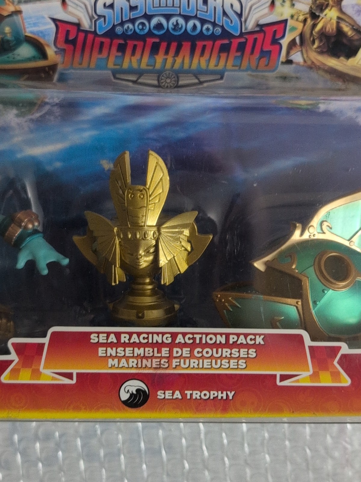 Skylander Superchargers Sea Racing Action Pack Gill Grunt Reef Ripper Sea Trophy