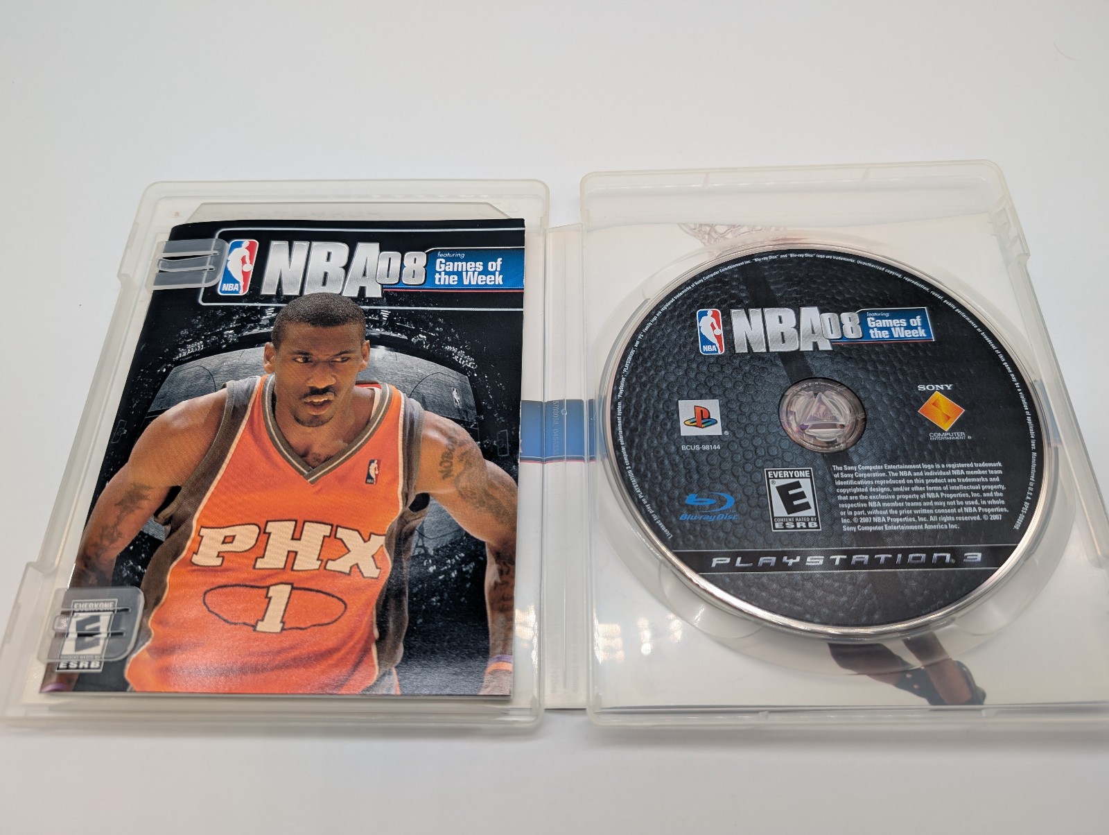 NBA 08 (Sony PlayStation 3 2007) MINT W/MANUAL, PS3, MAIL TOMORROW!