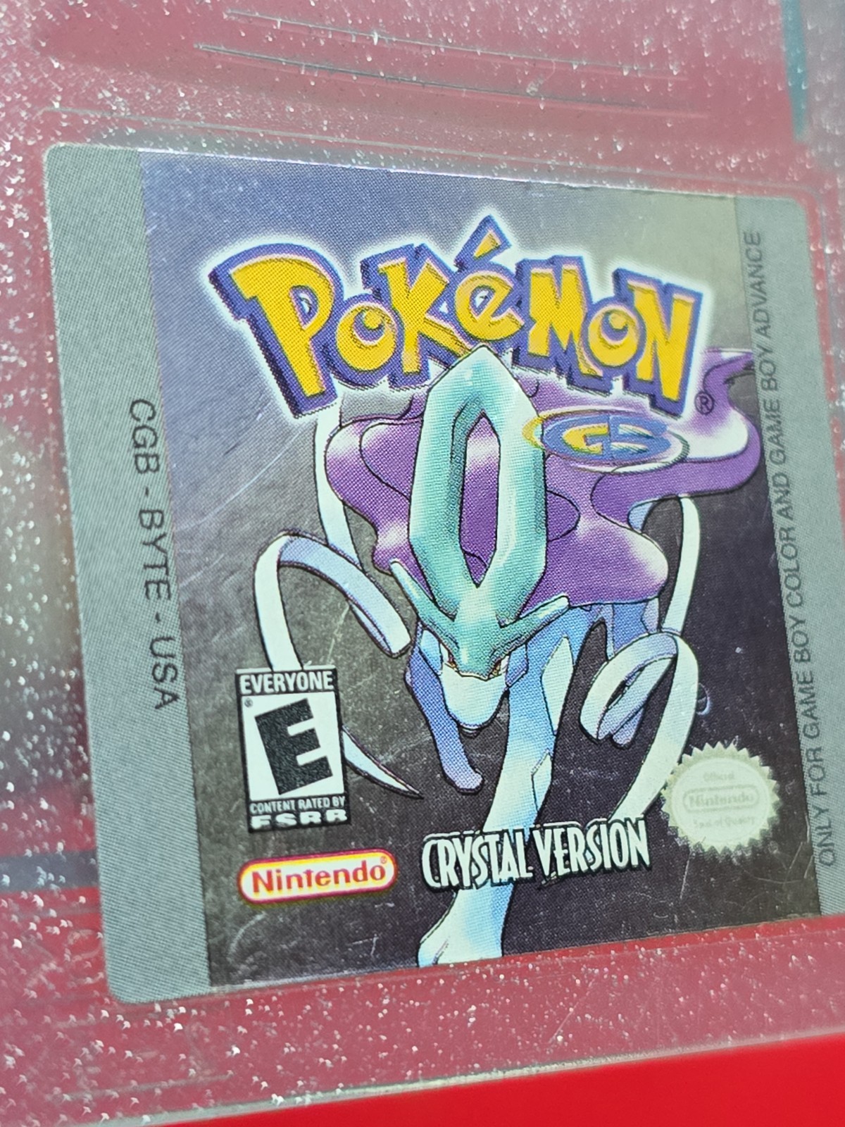 Pokemon Crystal Version Nintendo Game Boy Color Authentic Saves New Battery