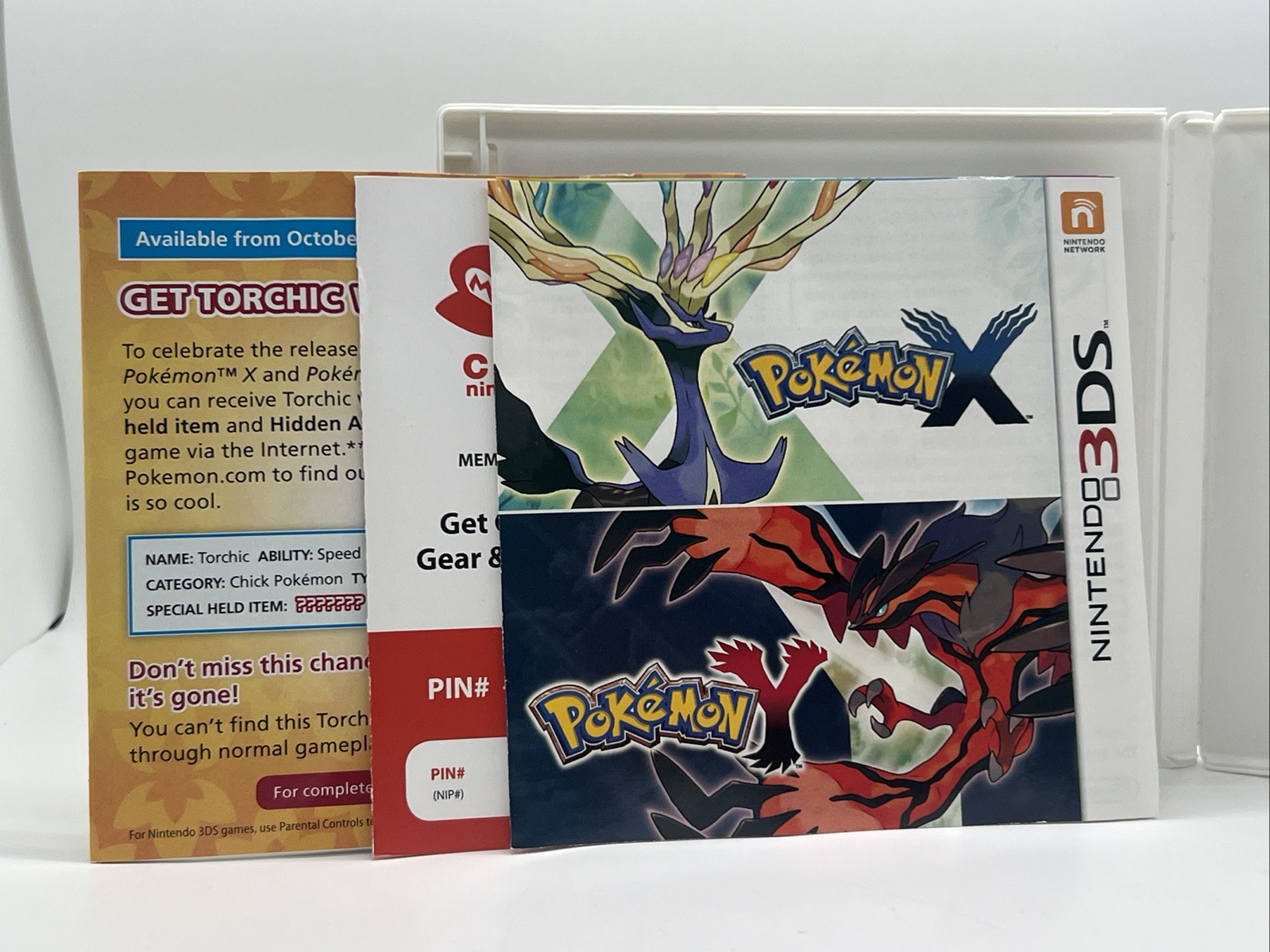 Pokémon X Nintendo 3DS CIB w/ Inserts Authentic. Tested. Fast Shipping!