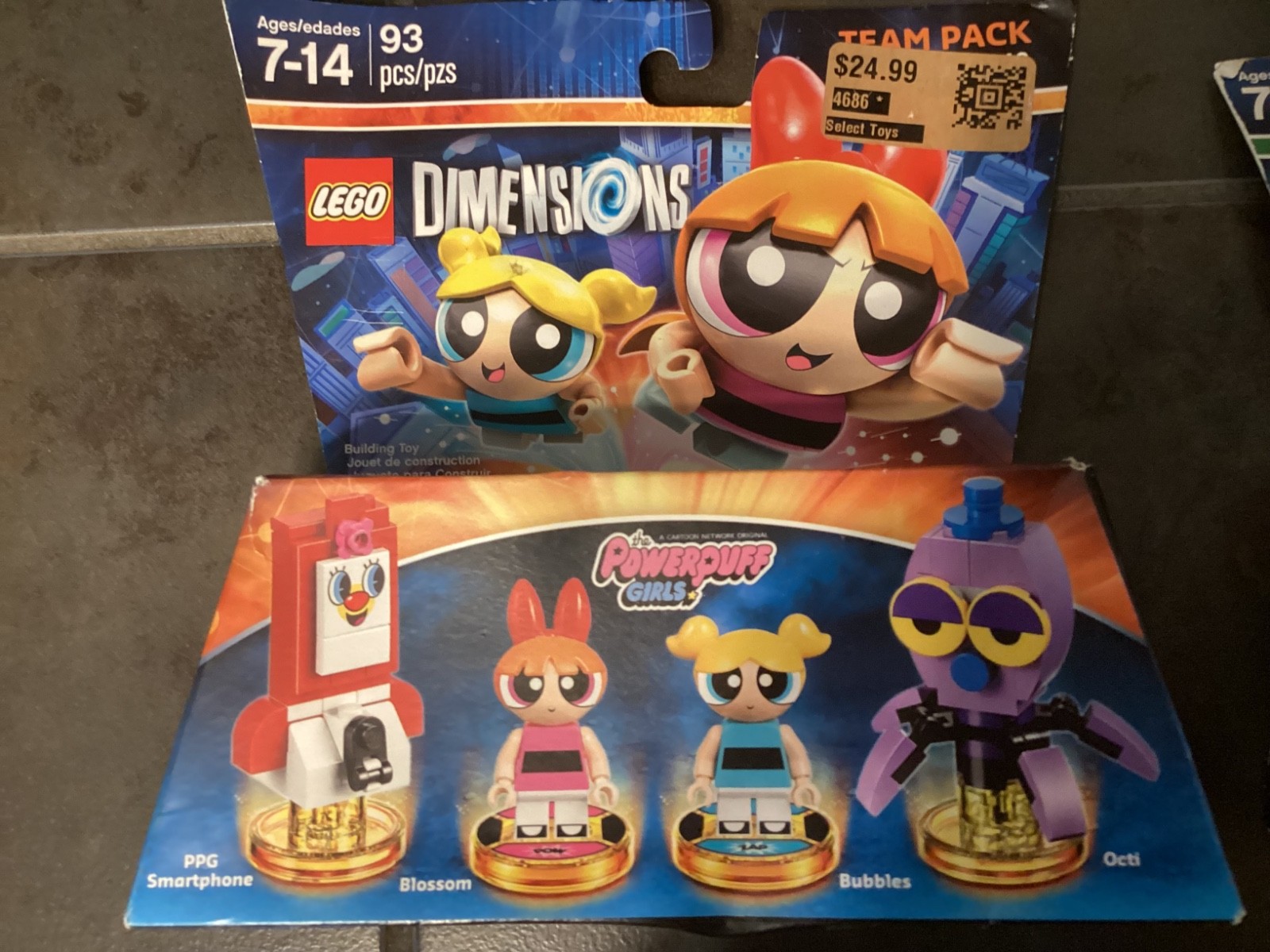 Lego Dimensions Powerpuff Girls Team pack 71346 & Fun pack 71343