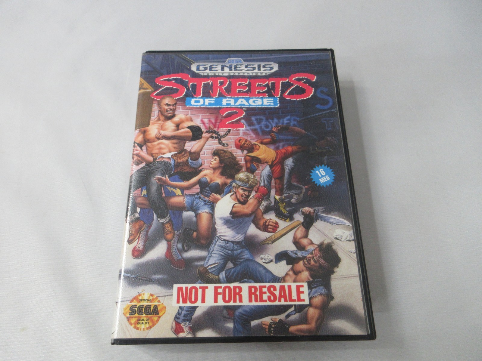 Streets of Rage 2 (Sega Genesis, 1992) (Not For Resale) TESTED! Complete :)