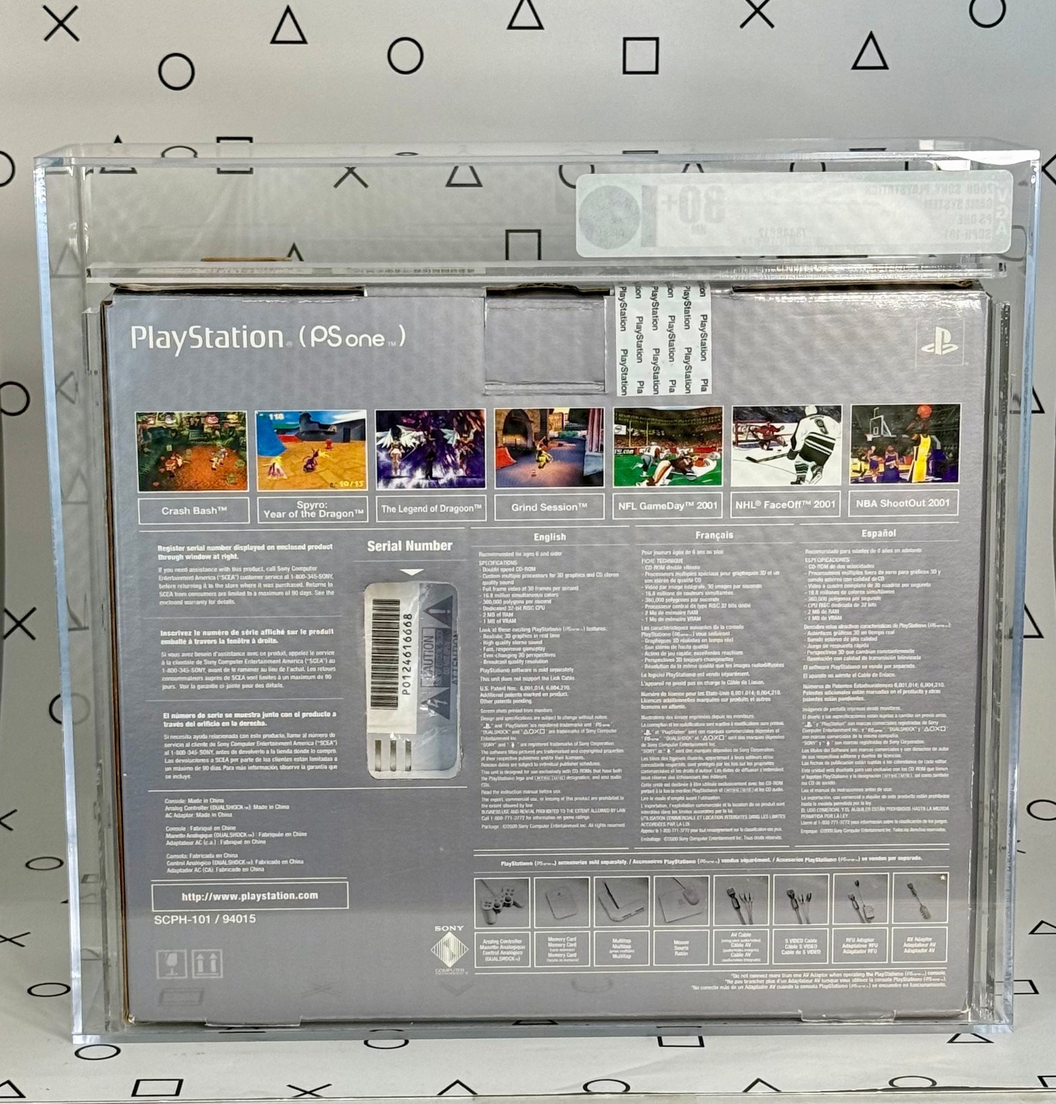 Sony Playstation One Sealed New – Mid-Production VGA 80+ – NM / Near Mint