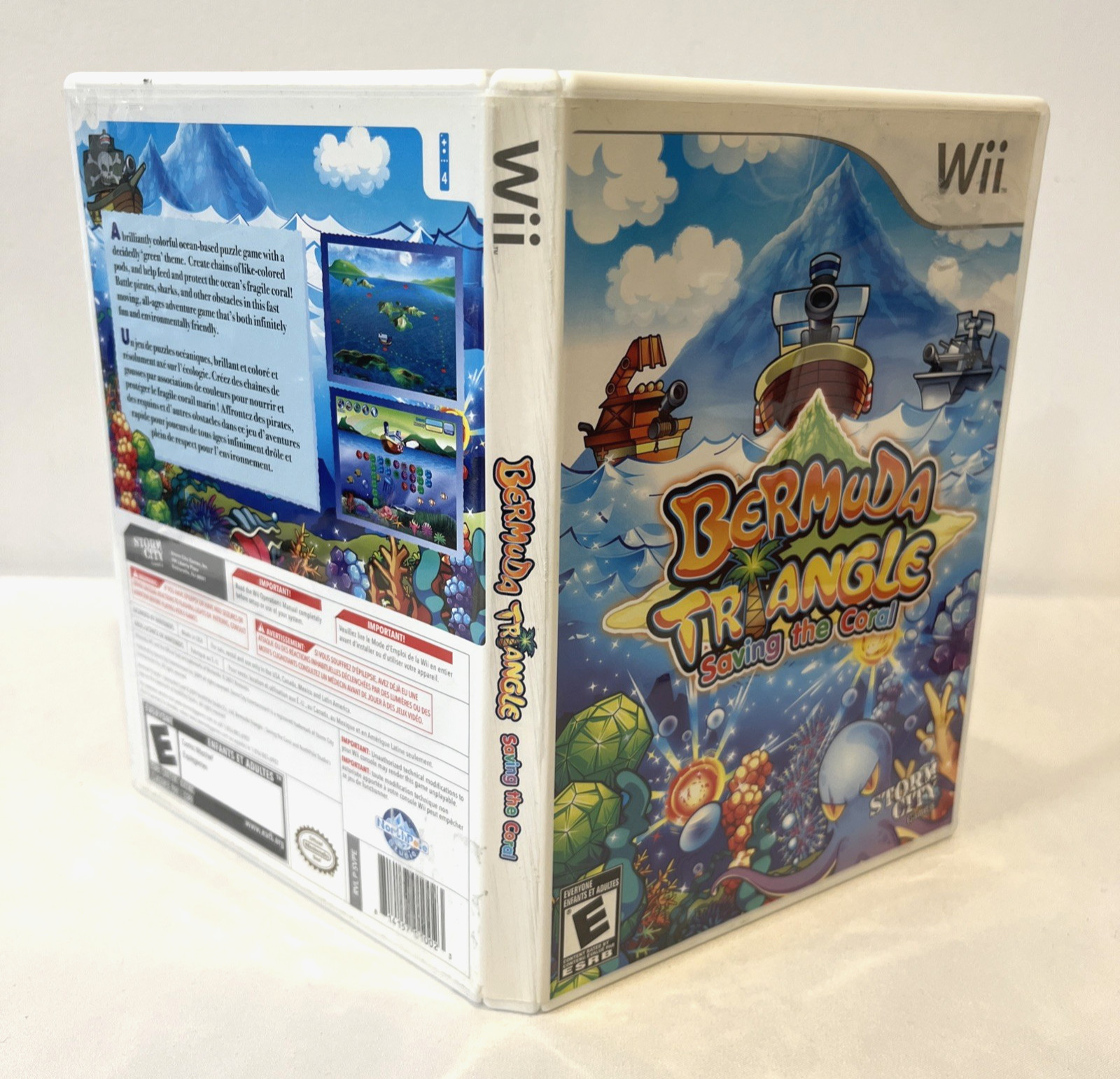 BERMUDA TRIANGLE SAVING THE CORAL NINTENDO WII COMPLETE 2009 STORM CITY GAMES