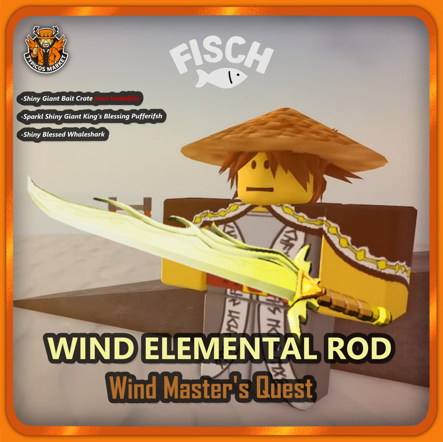 [FISCH] – Wind Elemental Rod [Complete Bundle] FAST DELIVERY⚡
