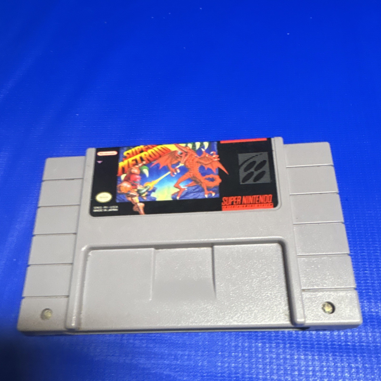 Super Nintendo Super Metroid SNES Action Adventure Authentic Cartridge 1992