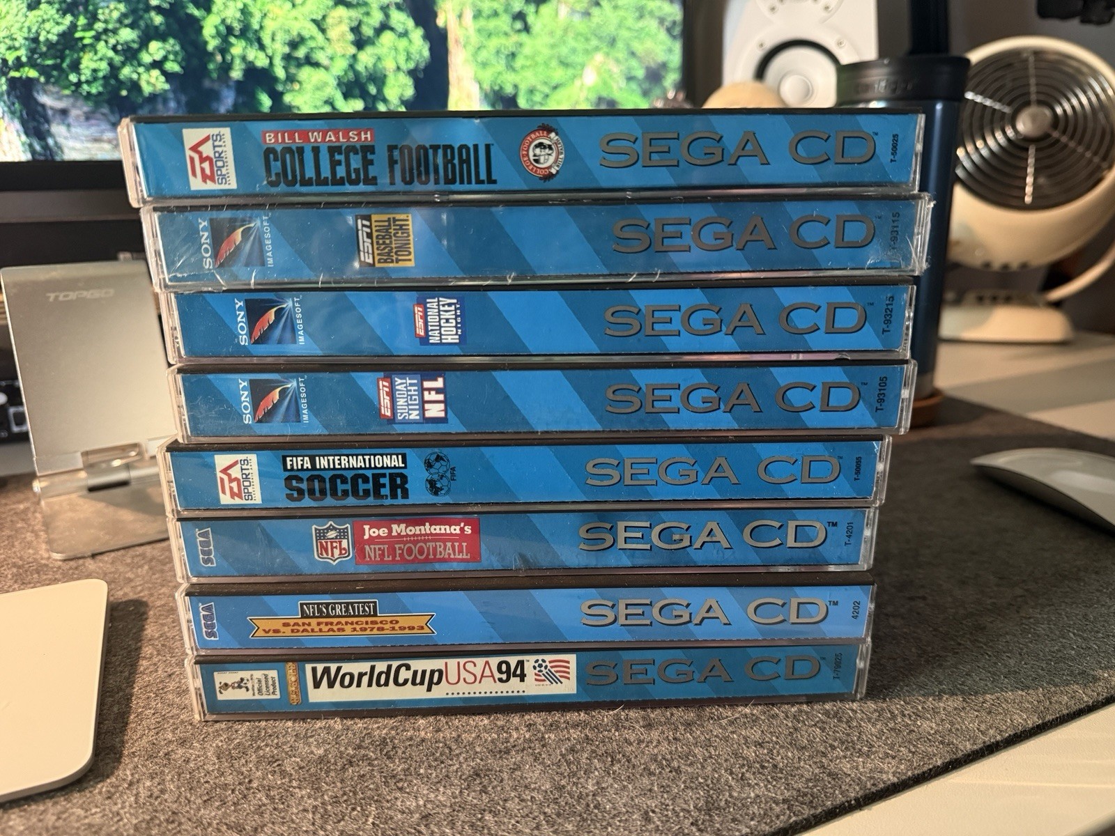 Sega CD Sports Game Bundle – Lot of 8 – CIB