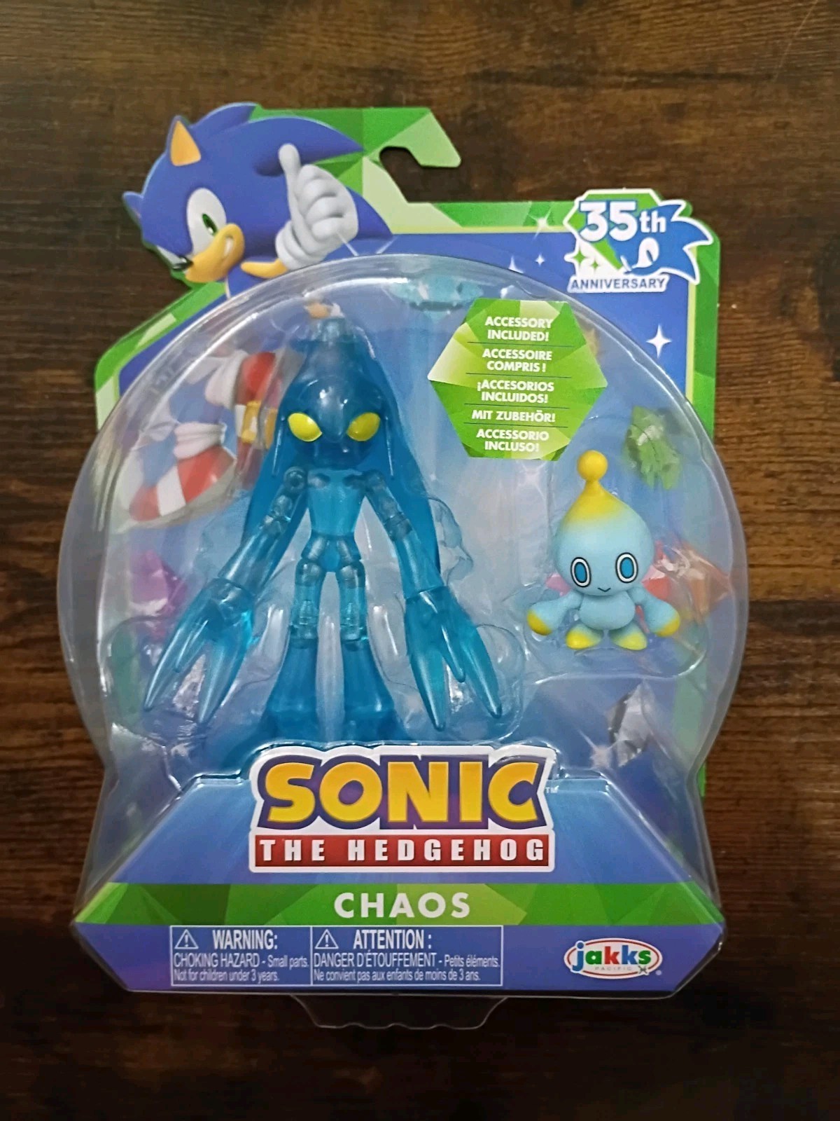 6-PK CHAOS Sonic the Hedgehog 4″ Lot Tails 35th 30th Classic Modern Jakks SEGA