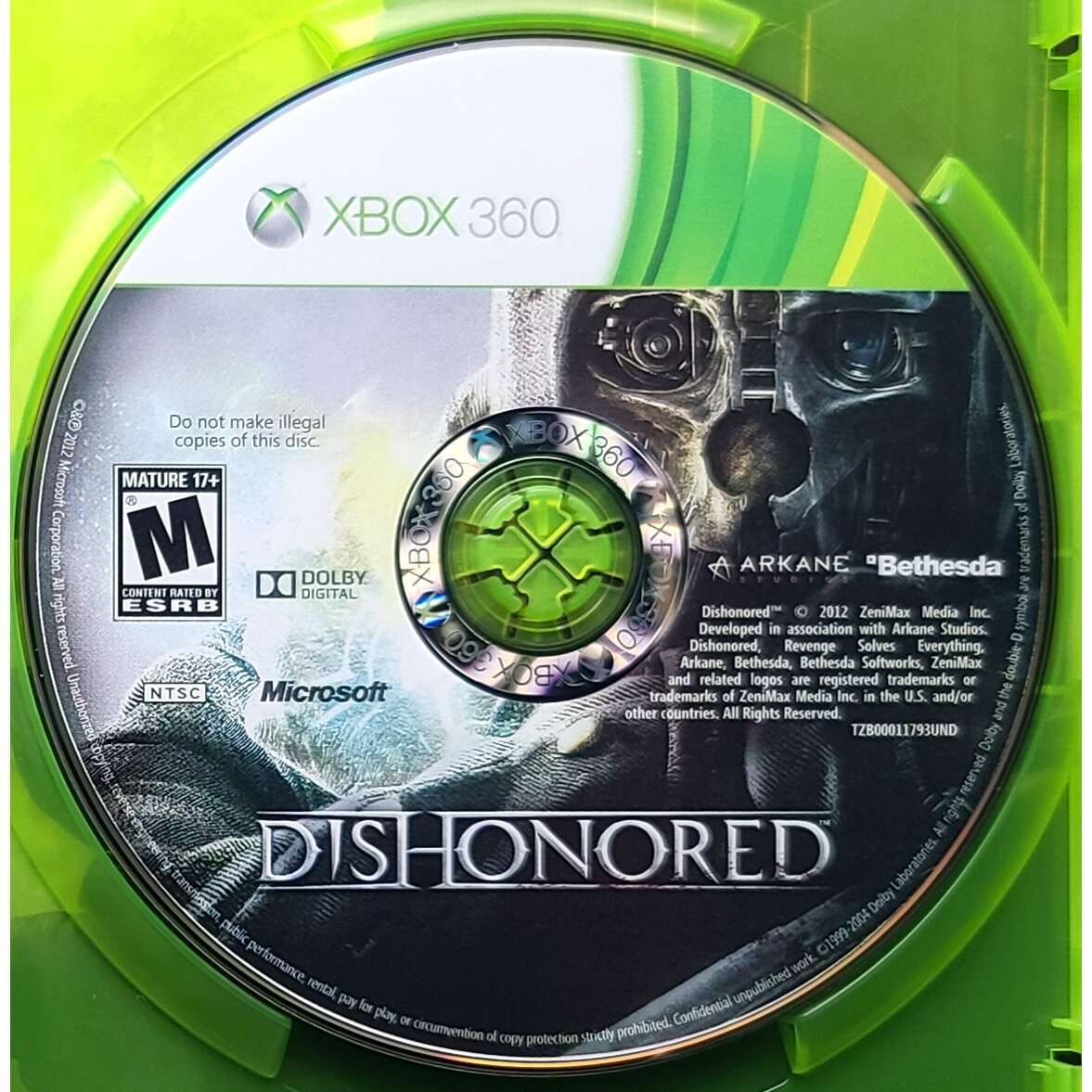 Dishonored – Microsoft Xbox 360 Pristine Authentic Tested Game 180 Day Guarantee