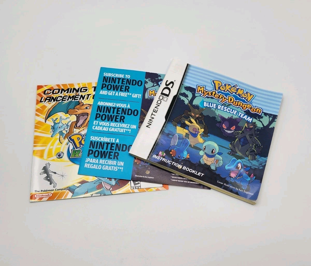Pokemon Mystery Dungeon: Blue Rescue Team (Nintendo DS, 2006) CIB W/ Inserts !