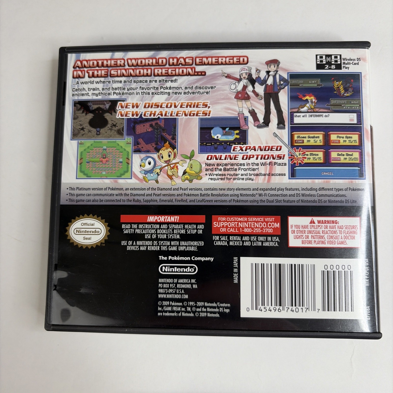 Pokemon DS Platinum Diamond Pearl Bundle W Original Box Authentic Tested