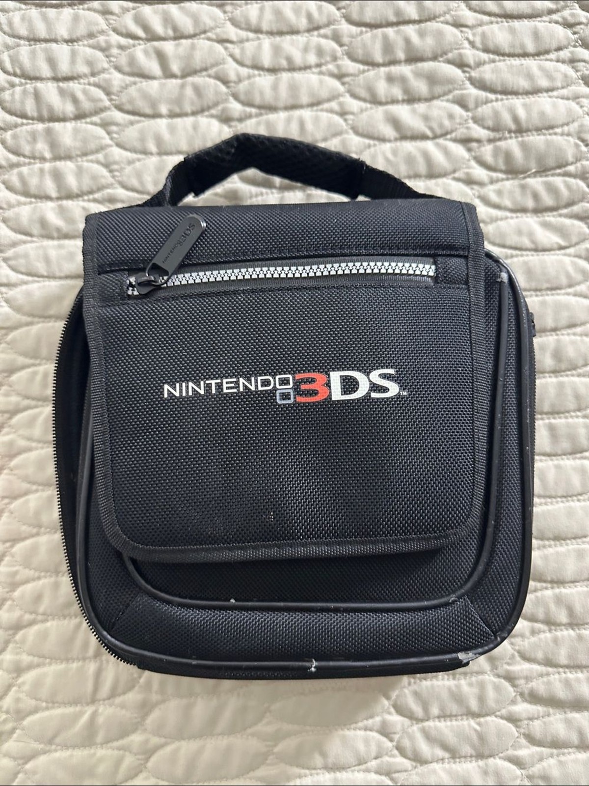Nintendo Black 3DS Travel Elite Transporter Case with Handle No Strap Padded