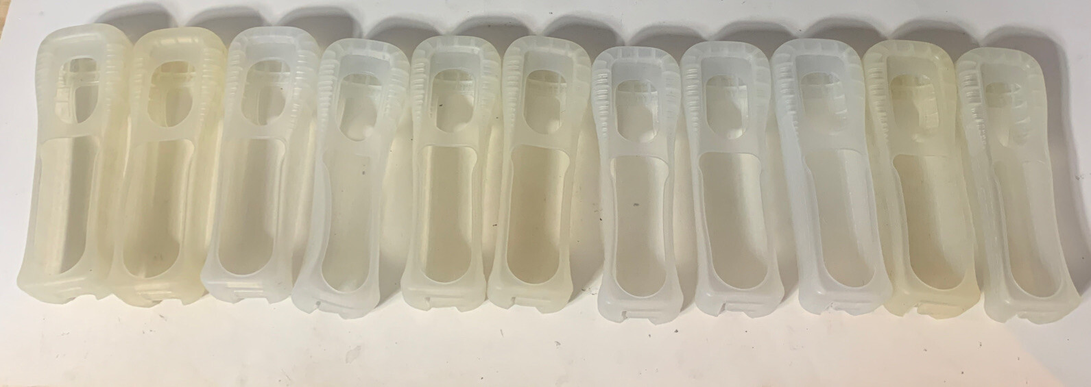 Official Nintendo Wii Remote Rubber Silicone Gel Cover Sleeves Clear
