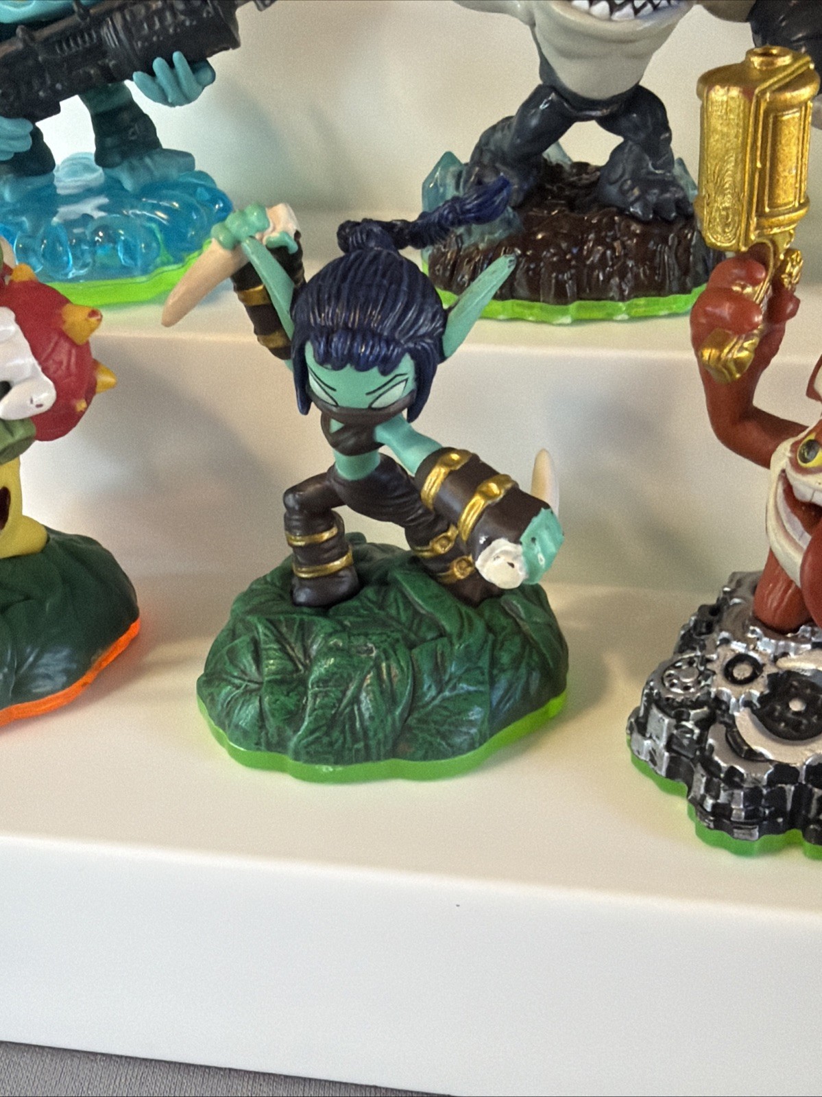 10 Skylanders Game Figures Elf Shroomboom Giant Terrafin Zap Drill Spyros Ship