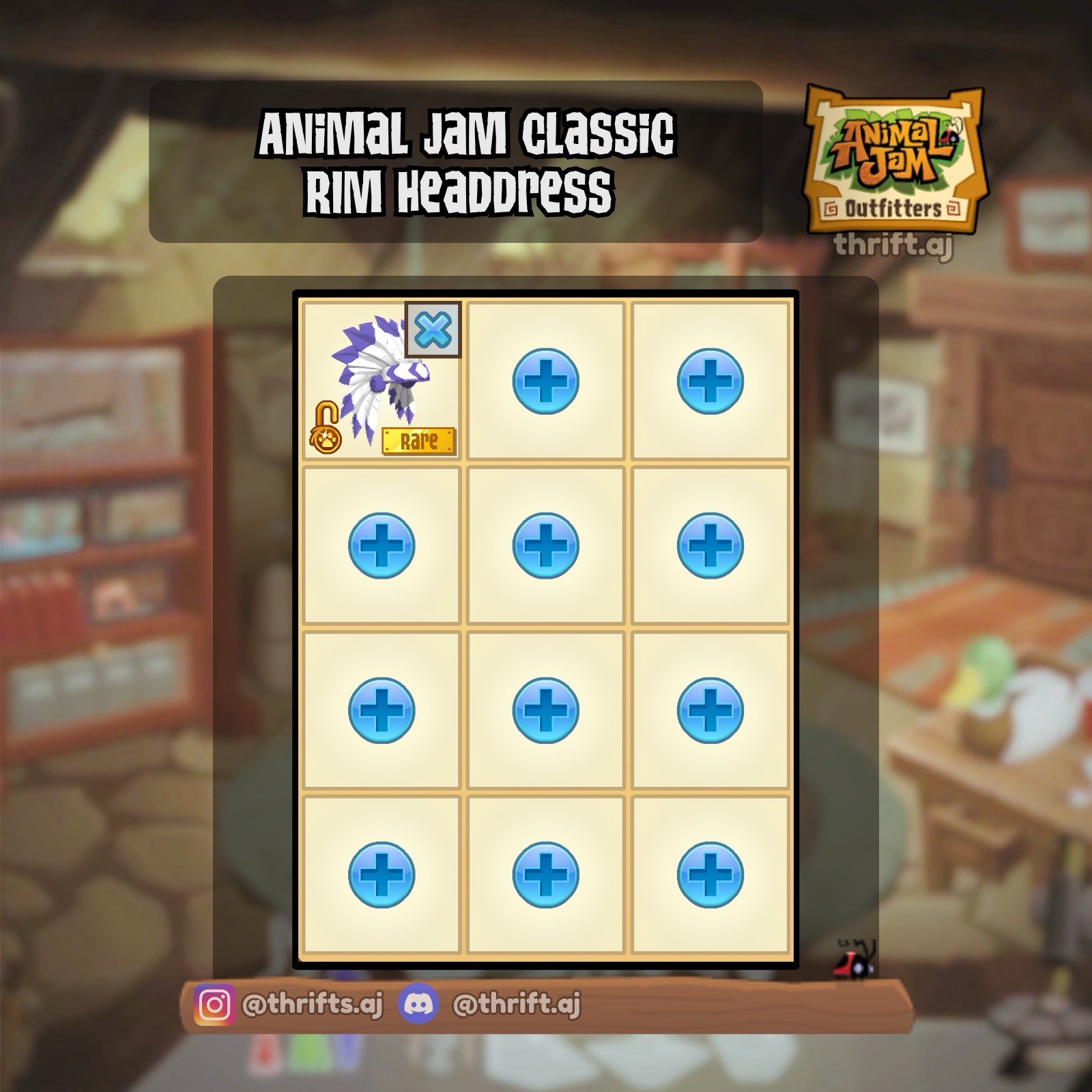 Animal Jam Classic (AJC) | Rare Headdress (READ DESCRIPTION)