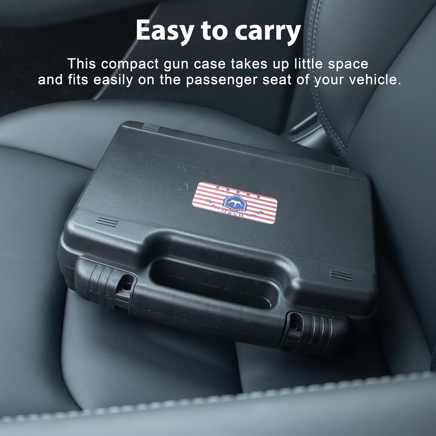 TSA Approved Firearm Gun Case for Handgun Pistol Revolver Shockproof Gun Storage