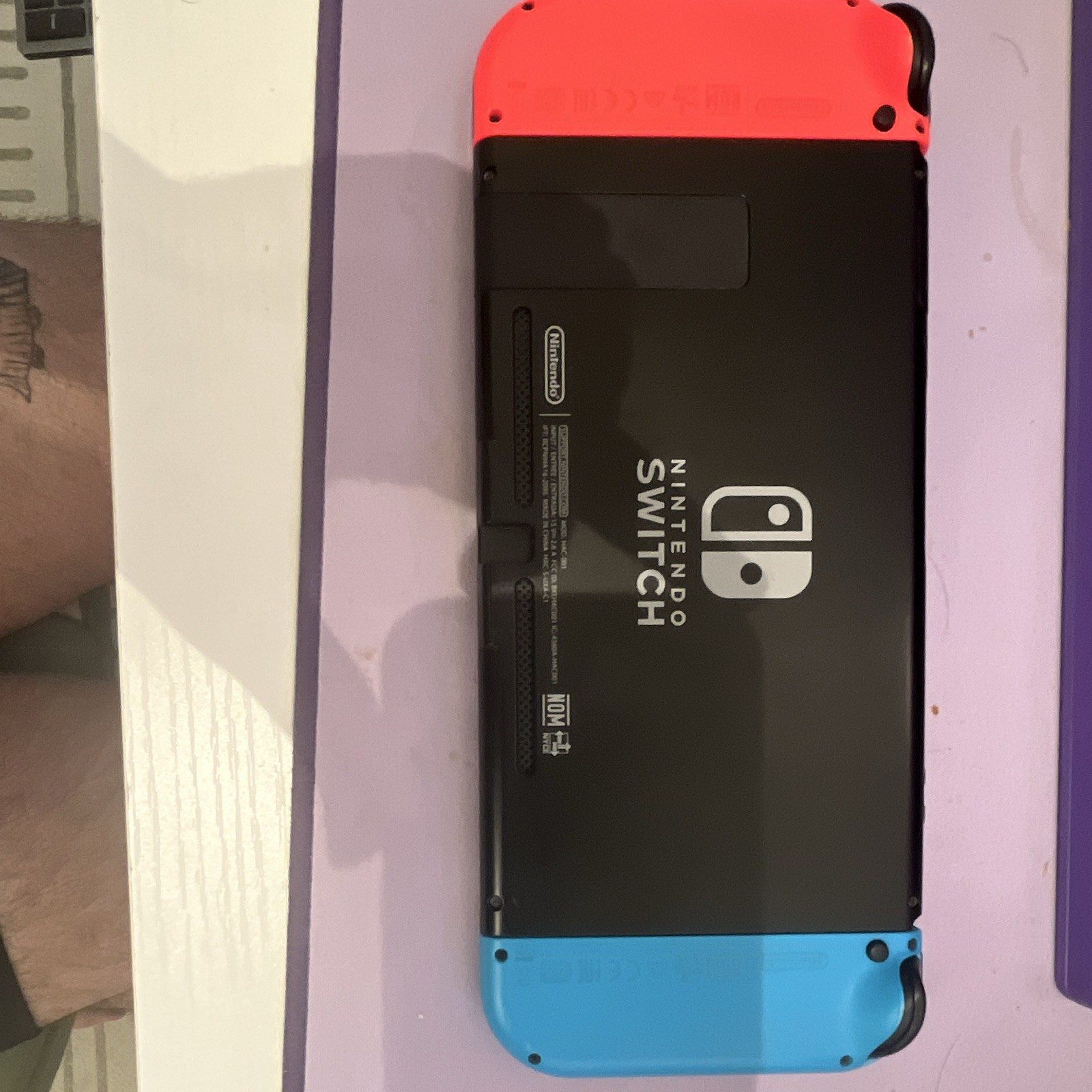 Nintendo Switch Console Handheld System w/ Neon Red/Blue Joy-Con, USB-C