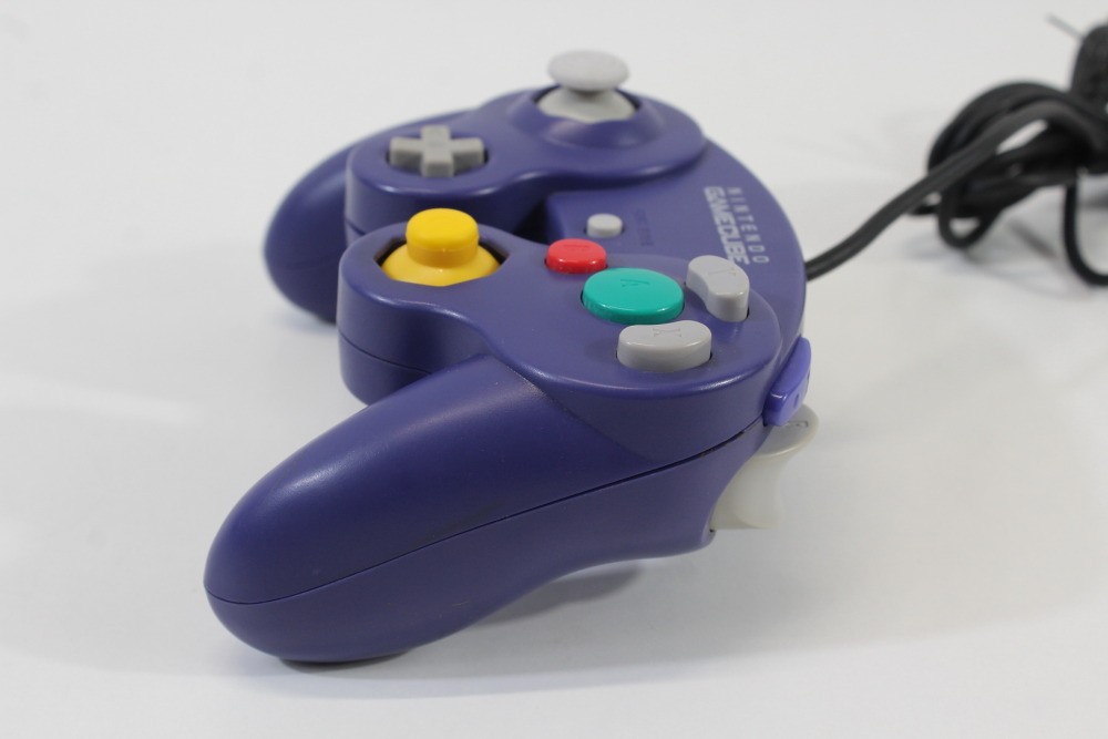 Official Nintendo GameCube Controller Pad NGC DOL-003 Indigo Purple NEW STICK #3