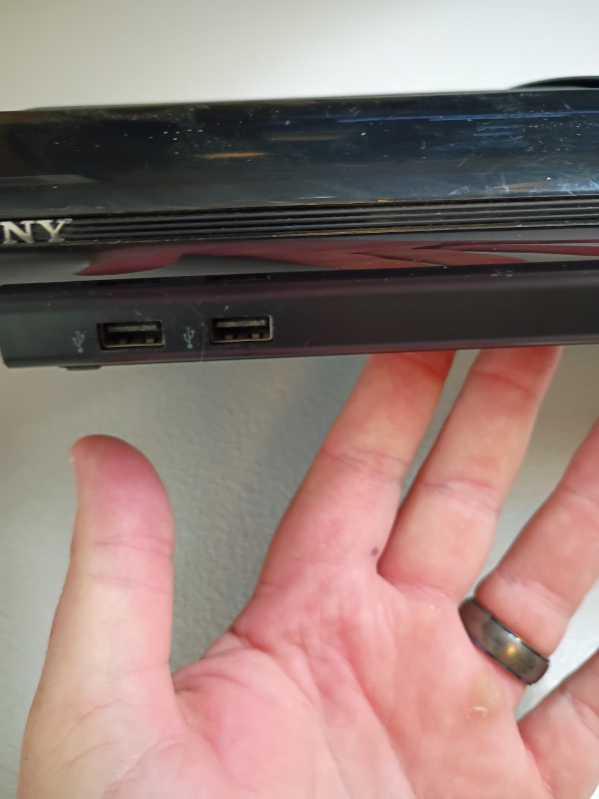 Sony PS3 Super Slim CECH-4301C 500GB Console 1 Controller No Charger Cable