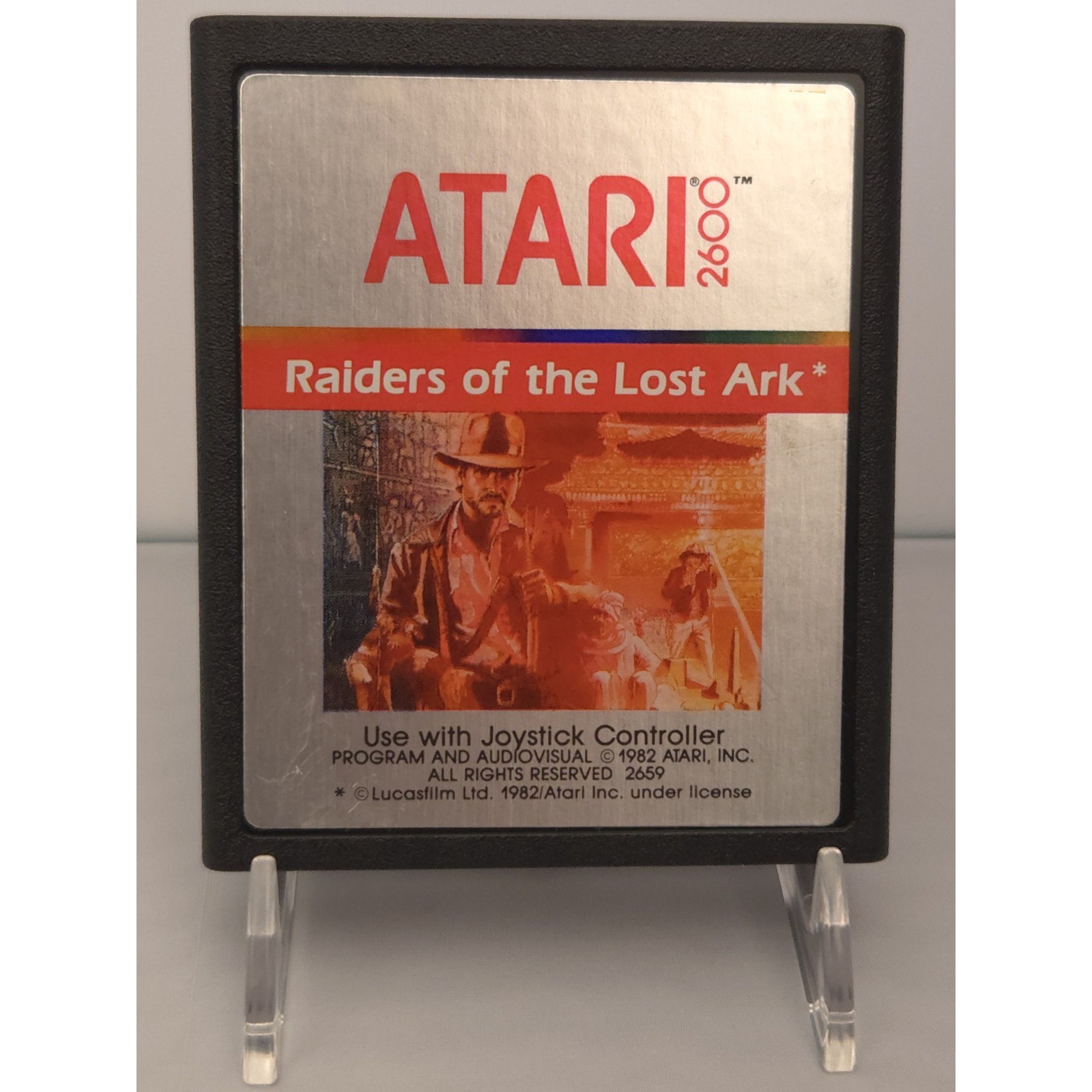 Raiders of the Lost Ark – Atari 2600 – OEM Game Cartridge – Tested