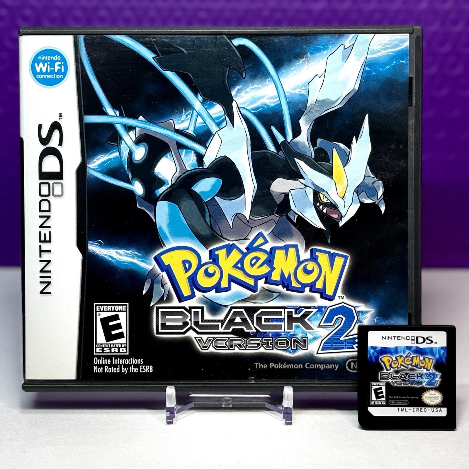Pokemon Black Version 2 [Nintendo DS – Authentic] CIB Complete Game Case Inserts