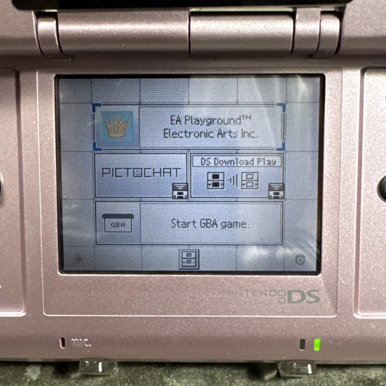 Nintendo DS OG Original Console (NTR-001) Pink w/ OEM Charger Stylus & Case