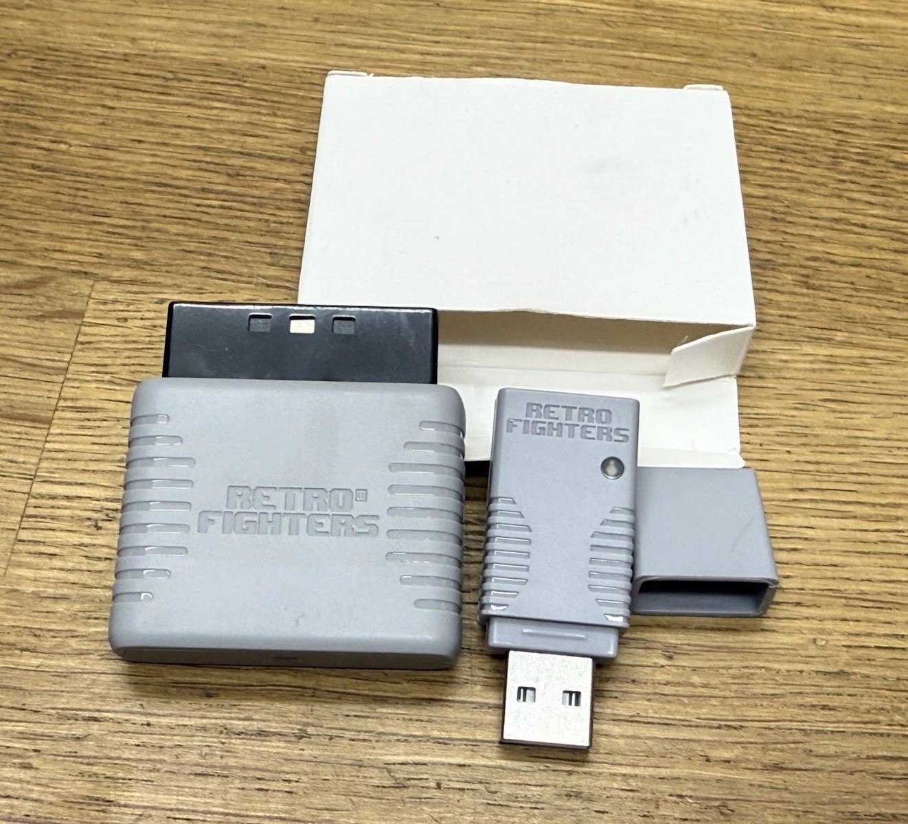 Retro Fighters Defender Wireless Controller Playstation 1 2 3 -New Dongles Gray