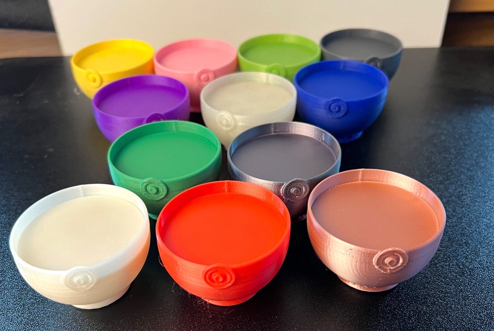 Custom 3d Printed Pokeball Amiibo Display Stand Various Colors Cute Nintendo New