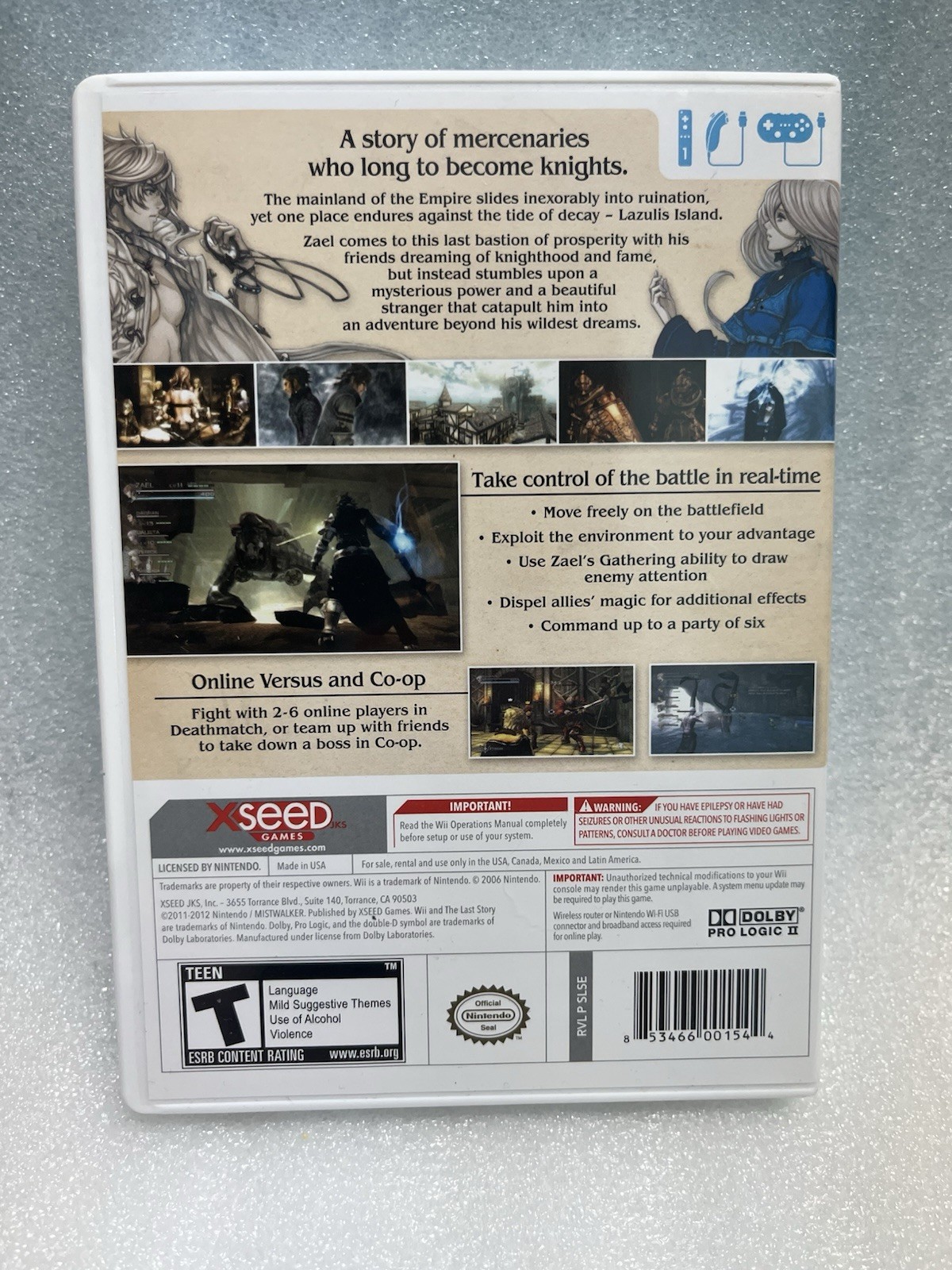 The Last Story Limited Edition (Nintendo Wii) Complete