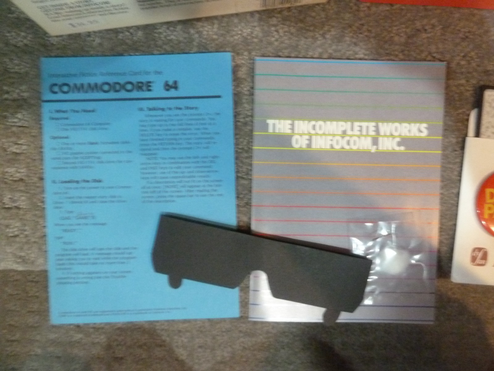 1984 Infocom Hitchhiker’s Guide to the Galaxy for Commodore 64 Complete RARE
