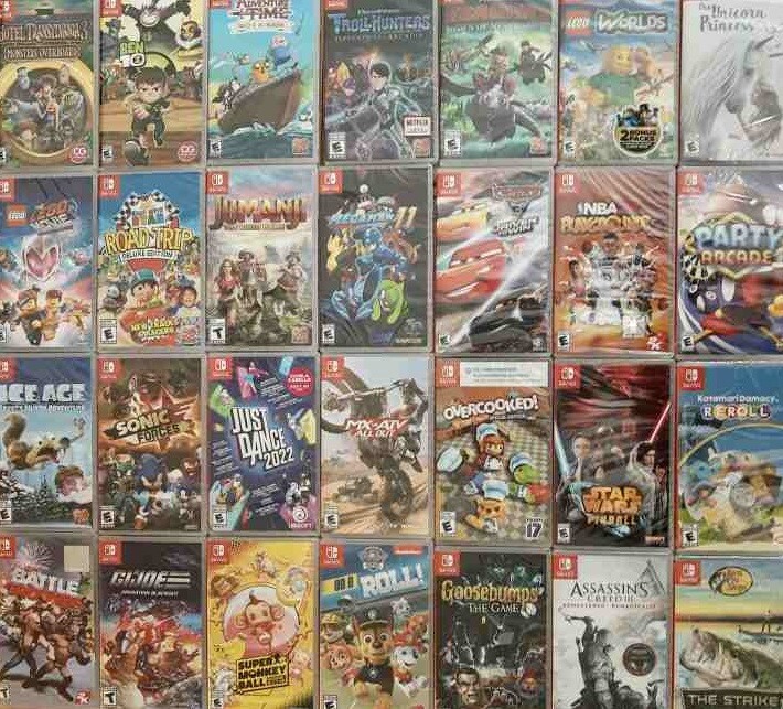 Brand New Factory Sealed Nintendo Switch Games