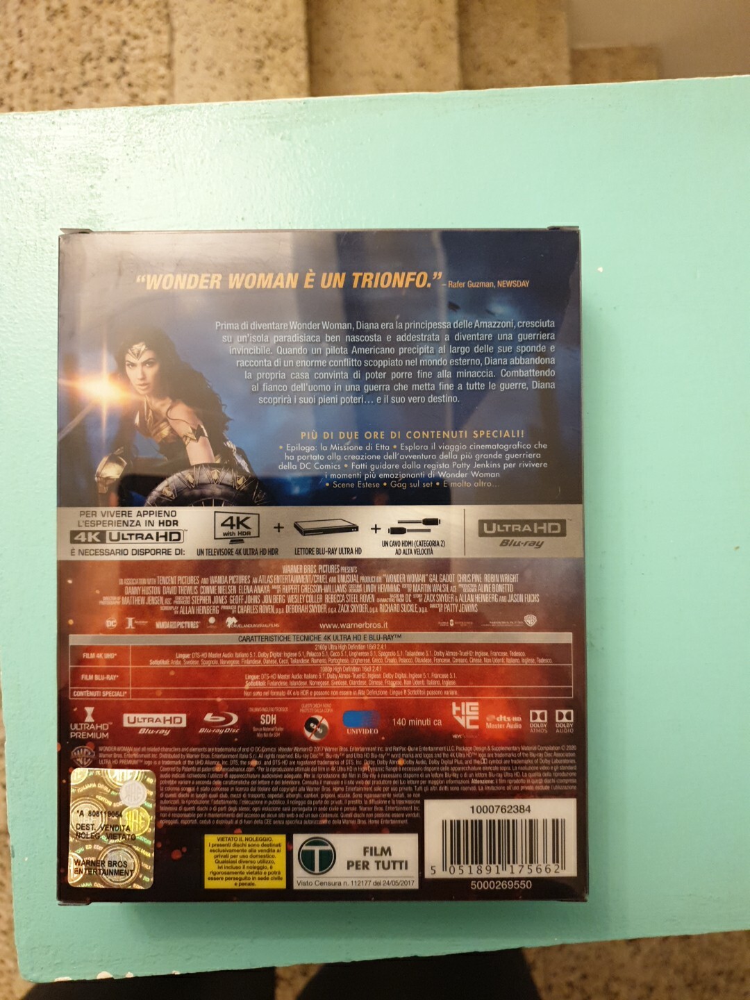 Wonder Woman – Titans Of Cult (4K Ultra HD Blu-ray) New Never Used