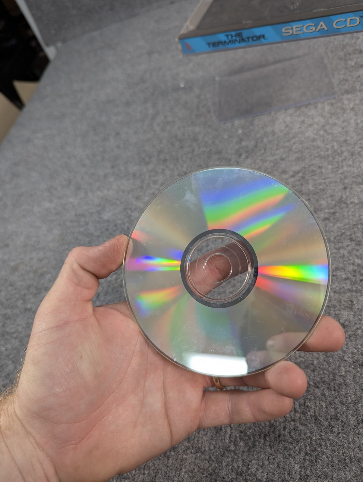Terminator (Sega CD, 1993) cd game + Case