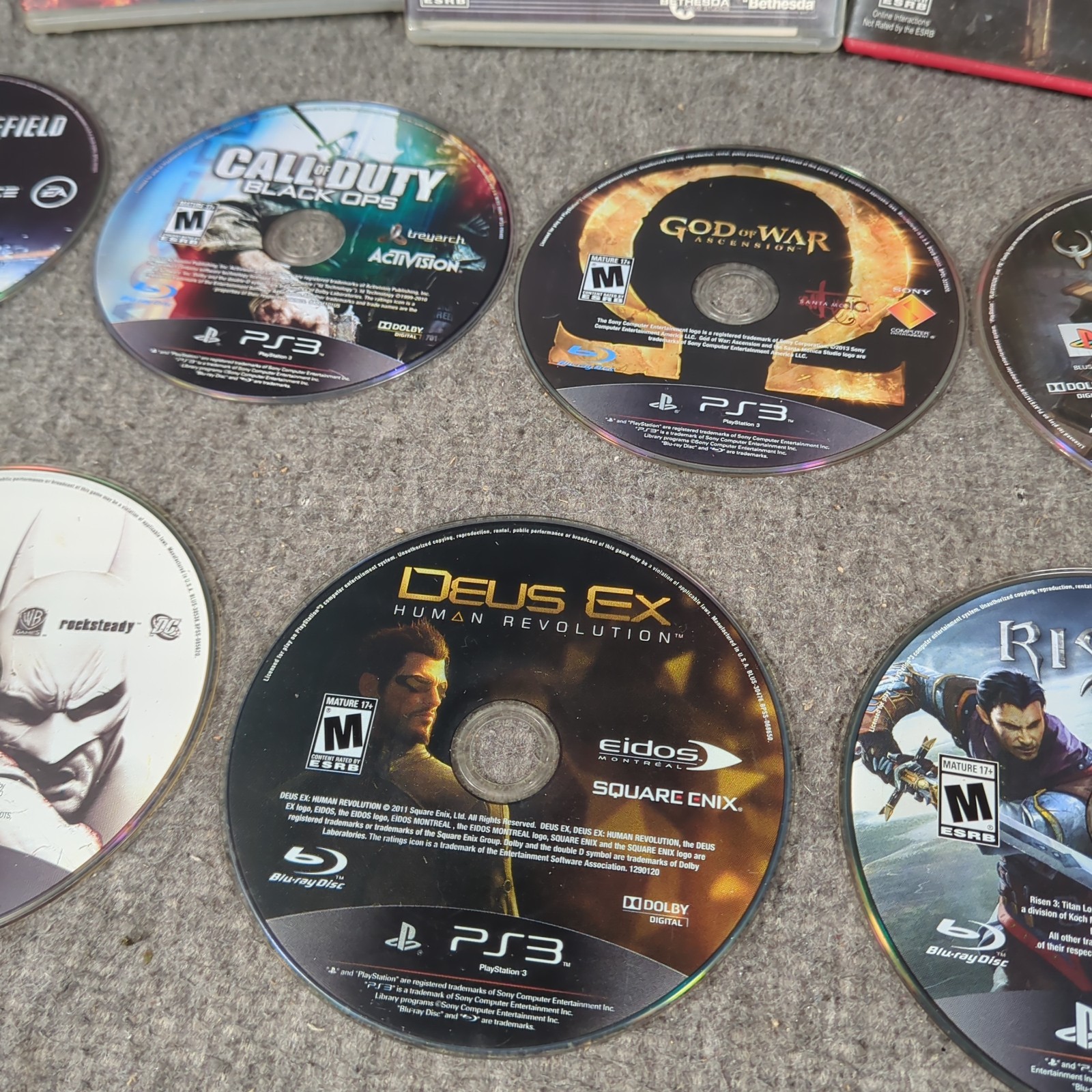 PS3 PlayStation 3 Bulk Lot Of 17 Games