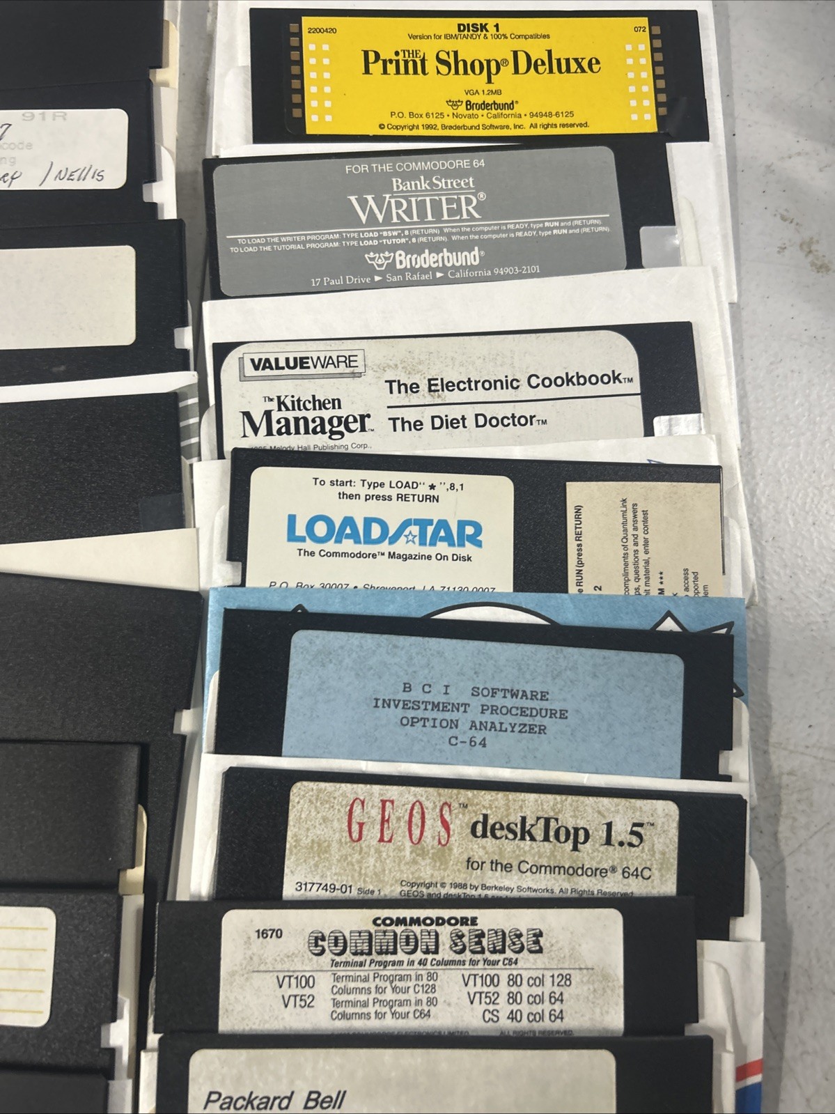 Commodore 64 Floppy Disks With Games Selling As Is for Blank Disk LOT Of 60
