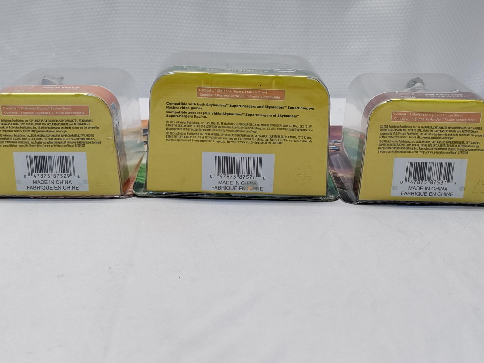 Lot of 3SkyLanders Superchargers High Volt, Nitro Stealth Stinger and Smash Hit